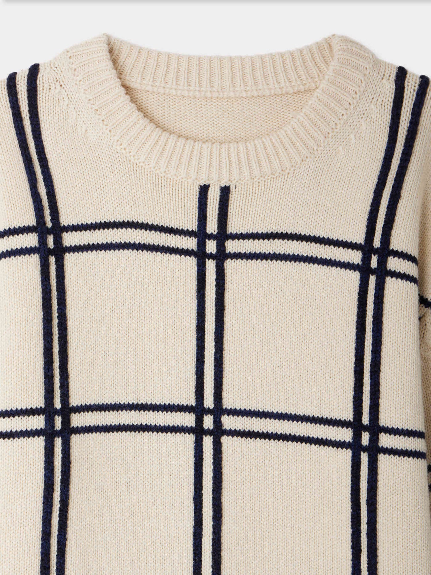 Erwin embroidered sweater with stripes