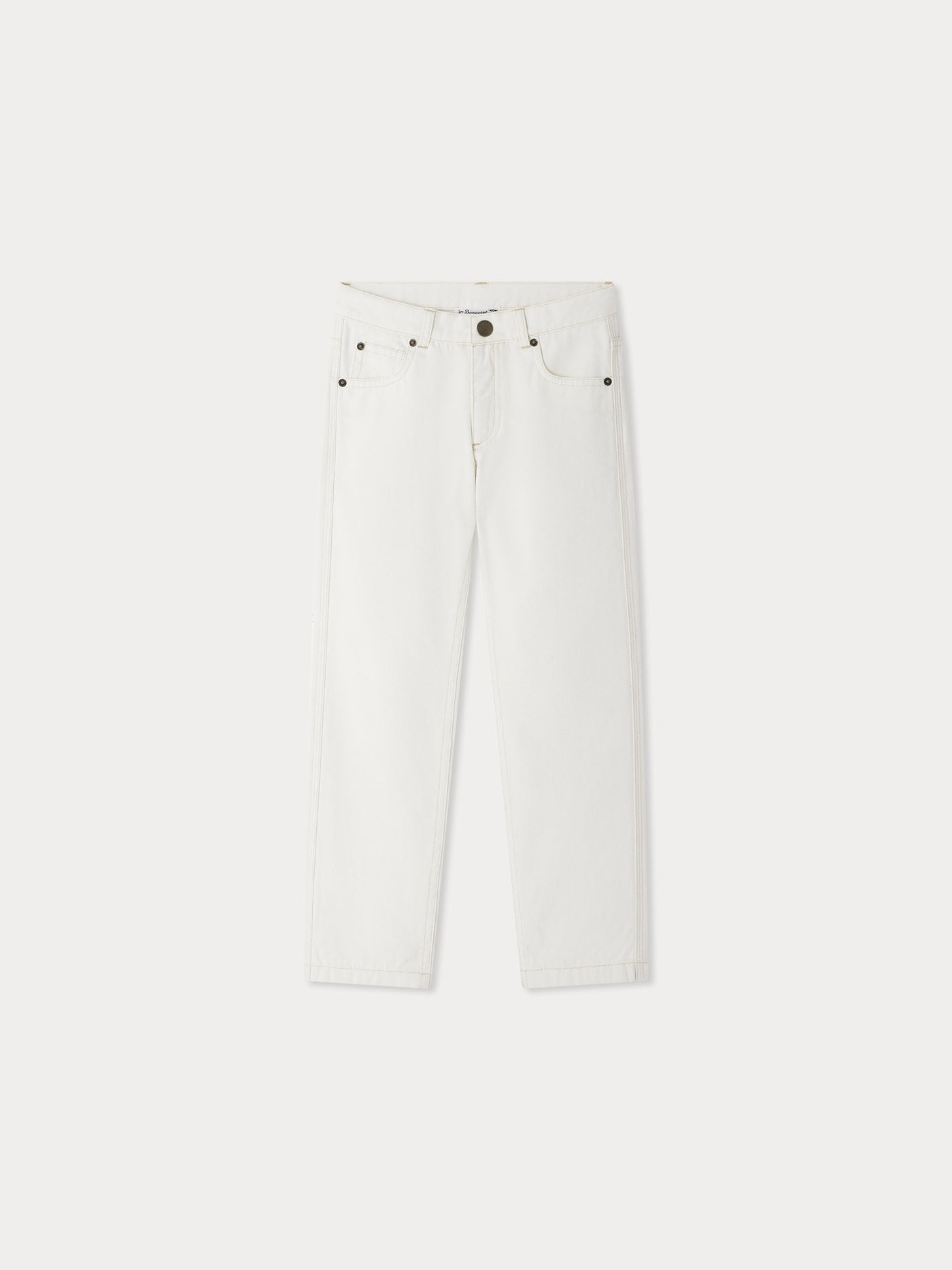 Dewey straight white pants