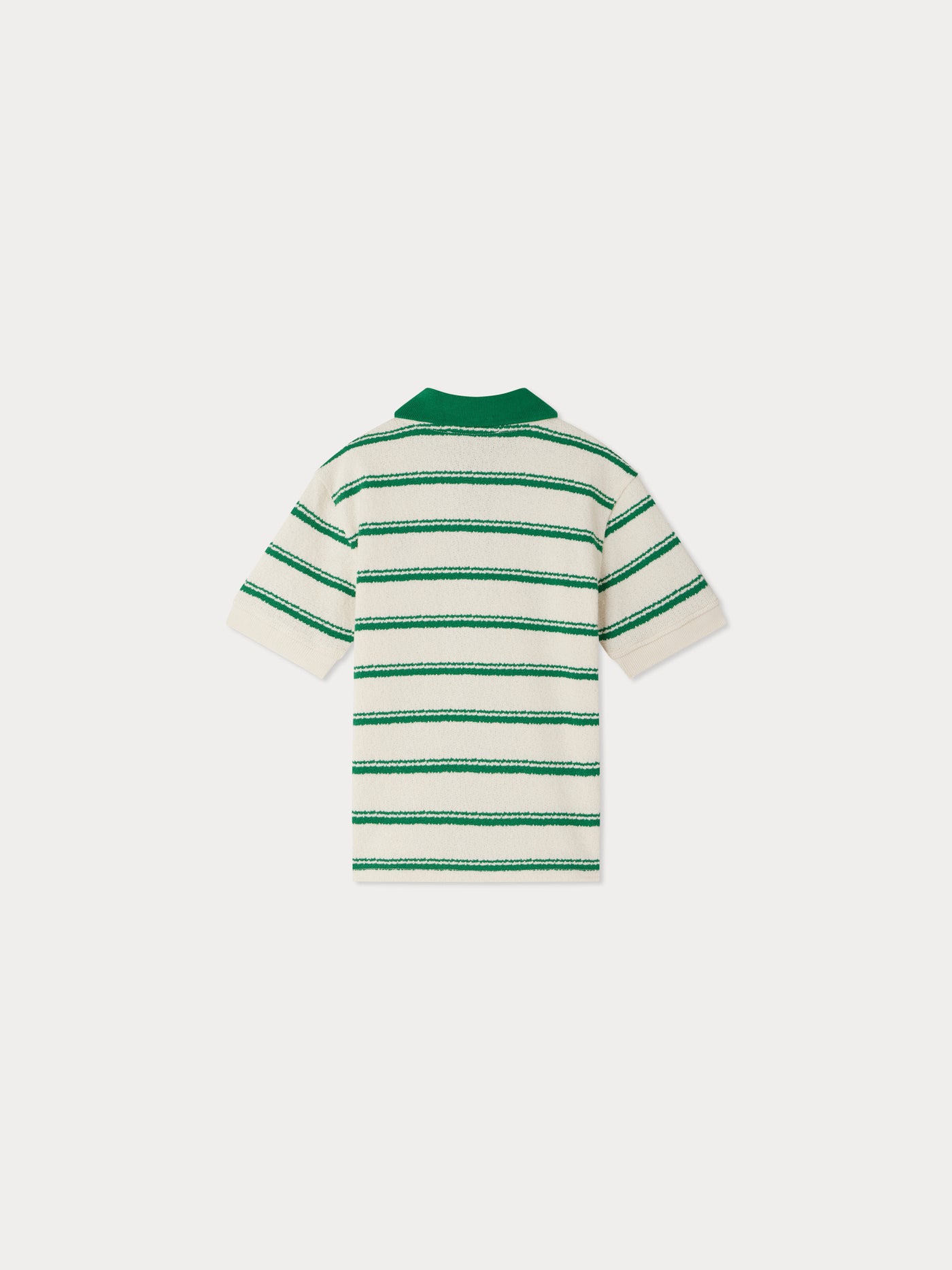 Edell embroidered polo with stripes