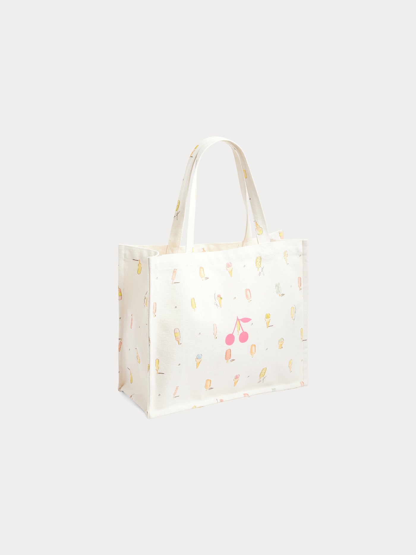 Emiko reversible tote bag with ice-cream print