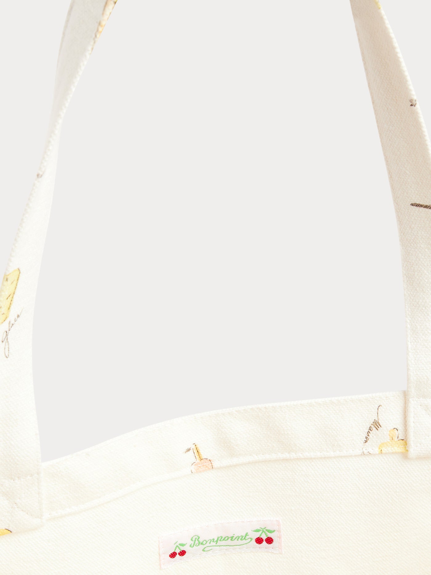 Emiko reversible tote bag with ice-cream print