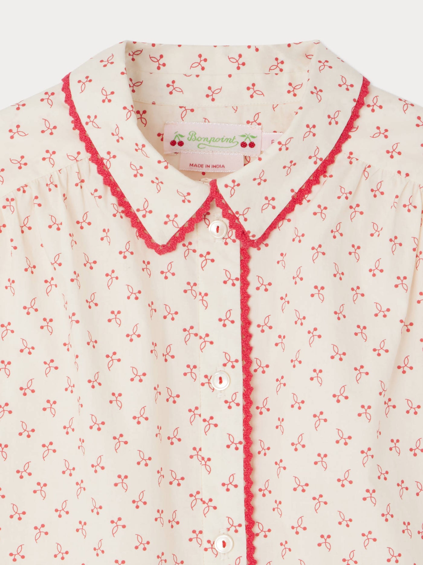 Basiline blouse in printed poplin