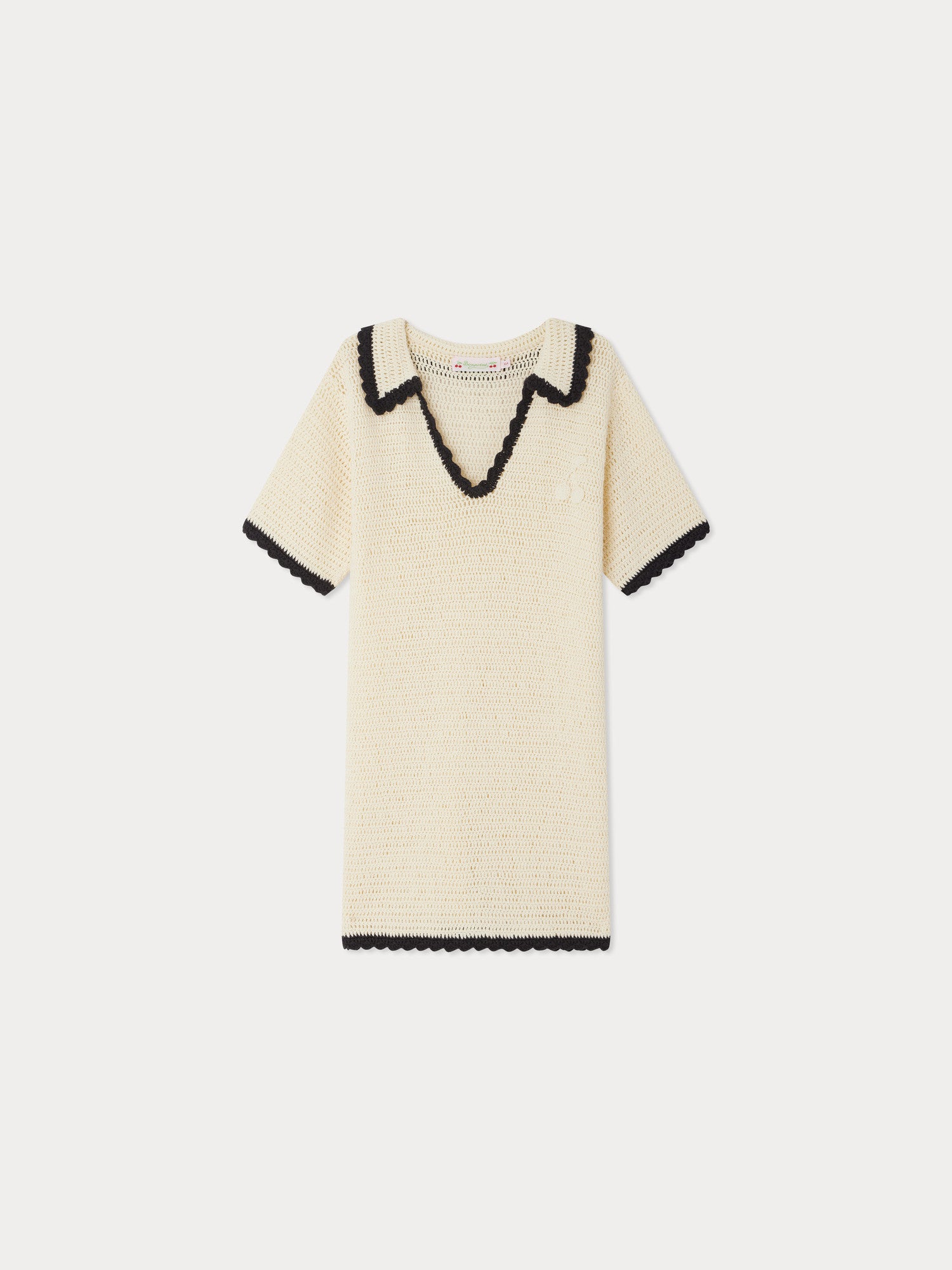 ワンピース BORDERS at BALCONY TRICOT MINI DRESS36 Pasha Off Shoulder Knit Mini Dress - Gold | MESHKI US