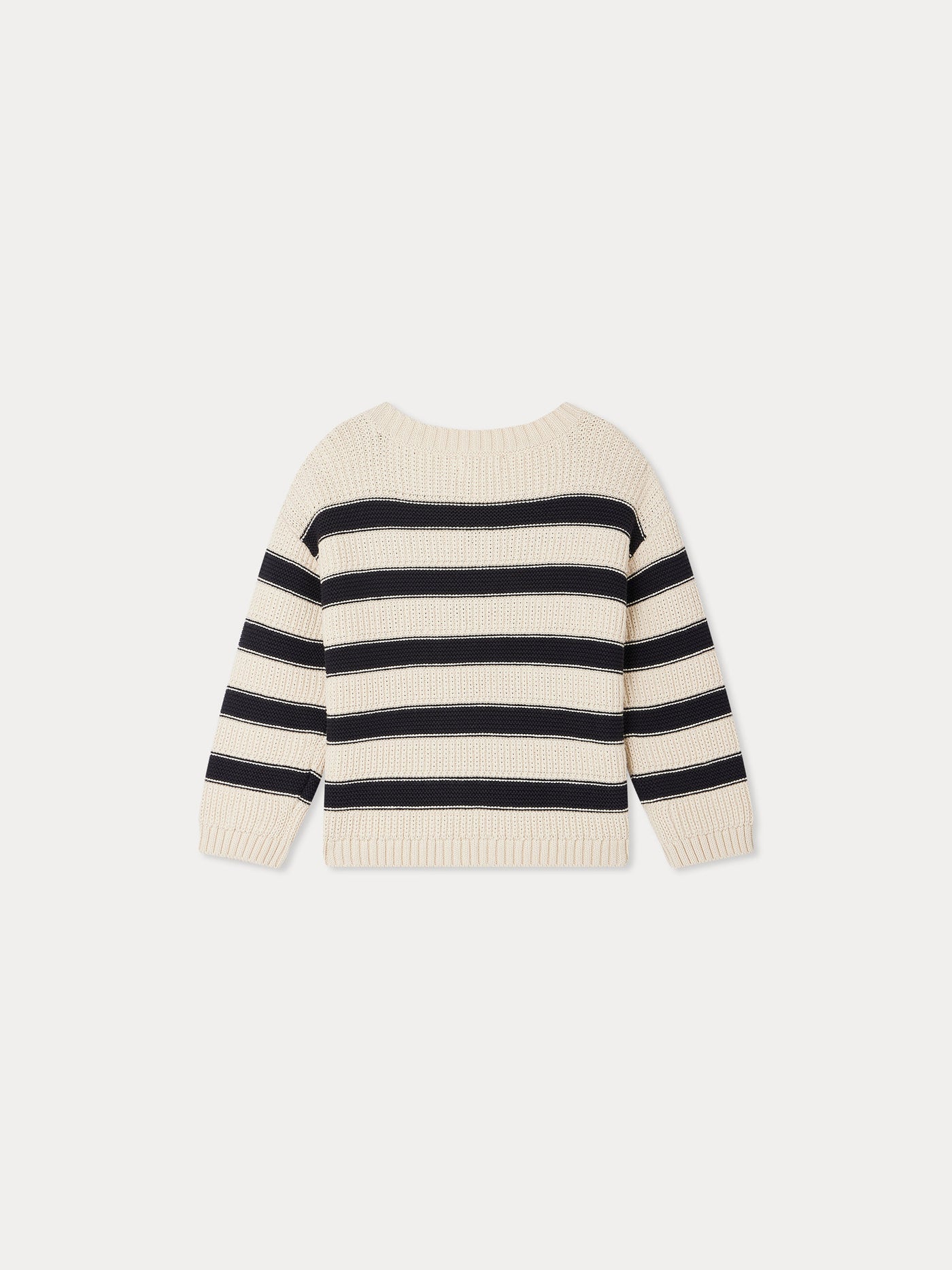 Ereni sweater striped with boat neckline