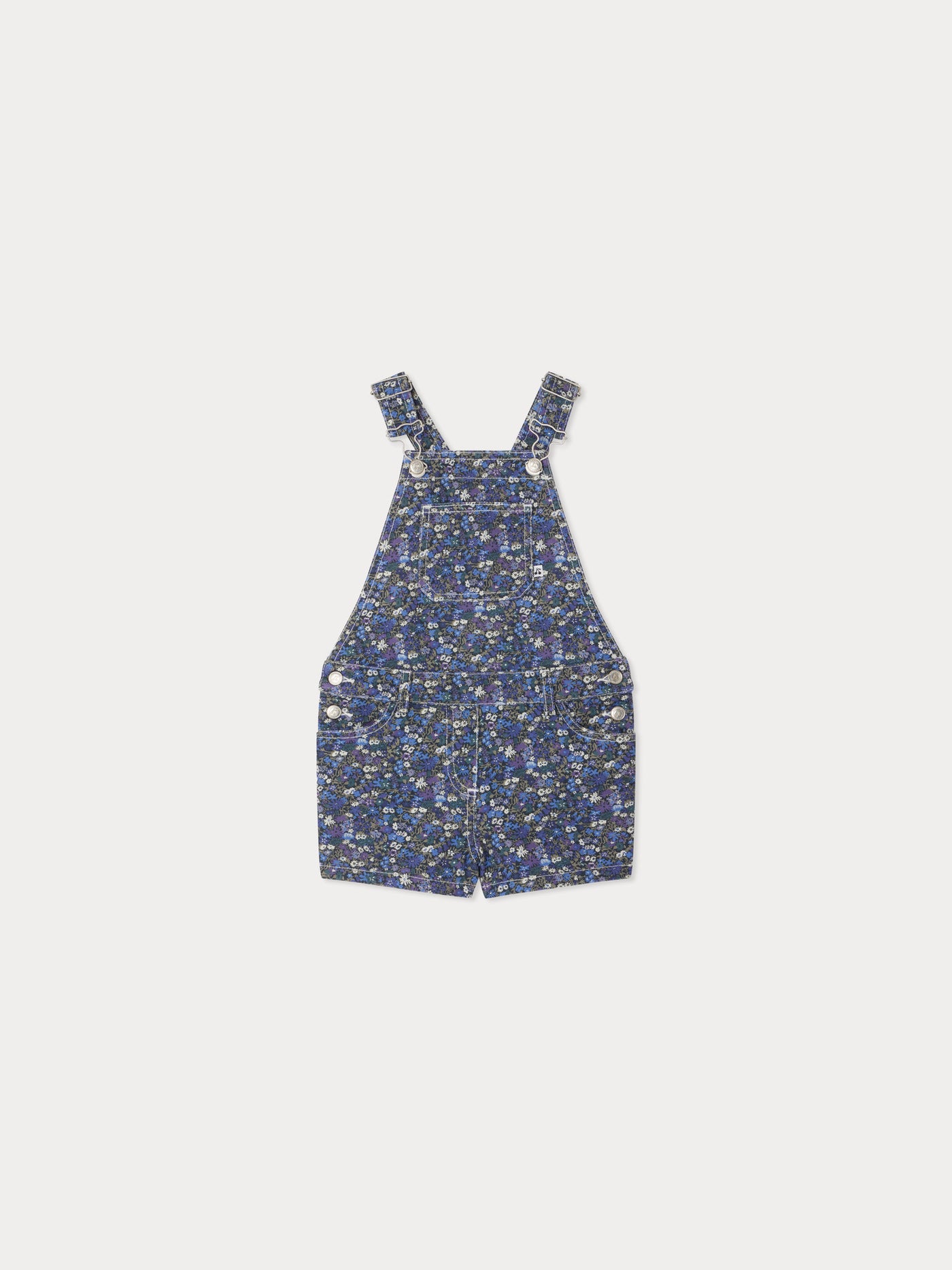 Saga short overalls with liberty print