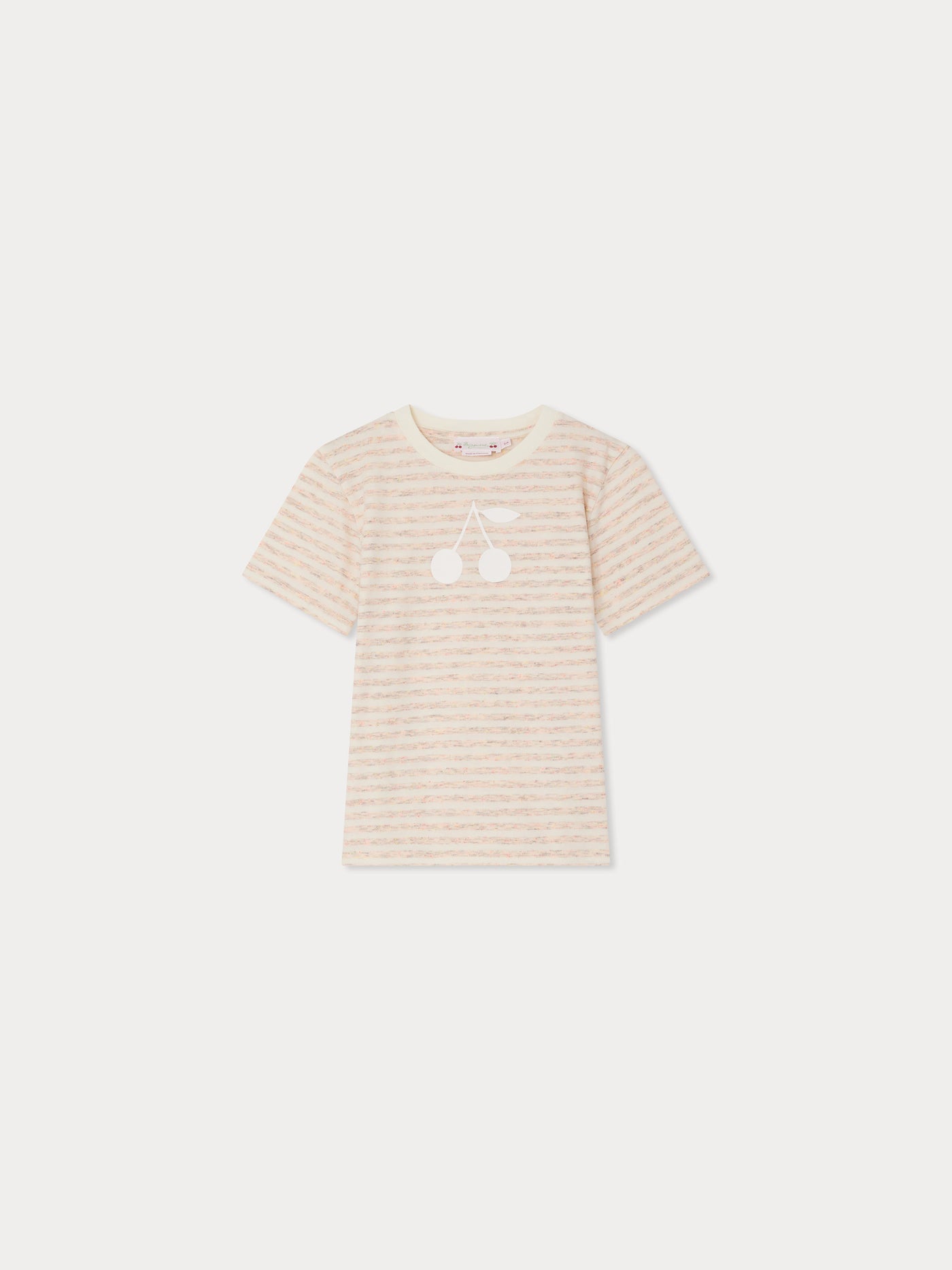 Thida striped cherry print T-shirt