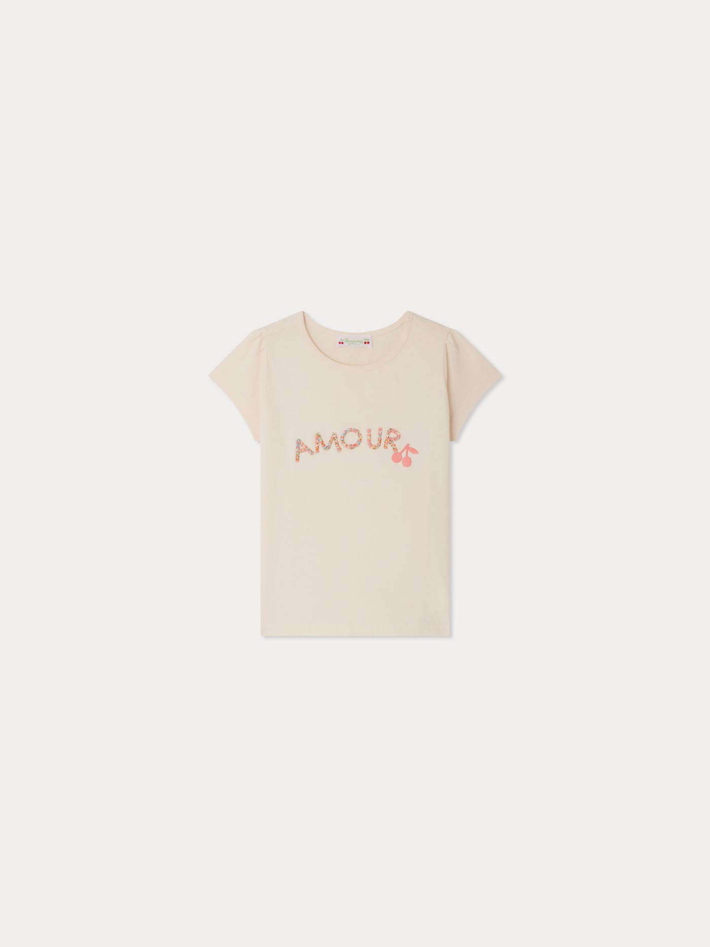 Capricia t-shirt with "Amour" print in organic cotton