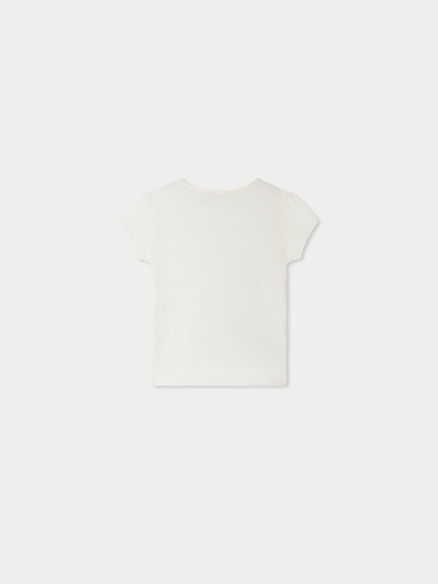 Capricia t-shirt with sequin embroideries in organic cotton
