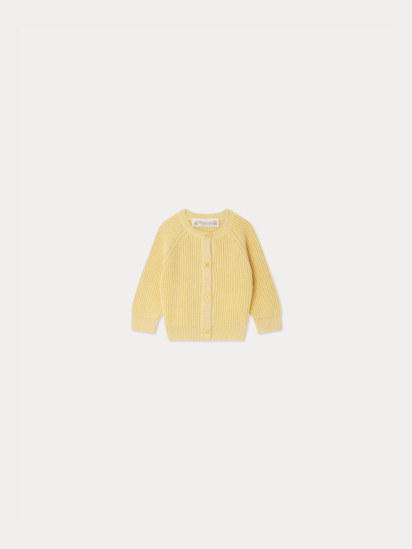 Giusto baby cardigan buttercup yellow