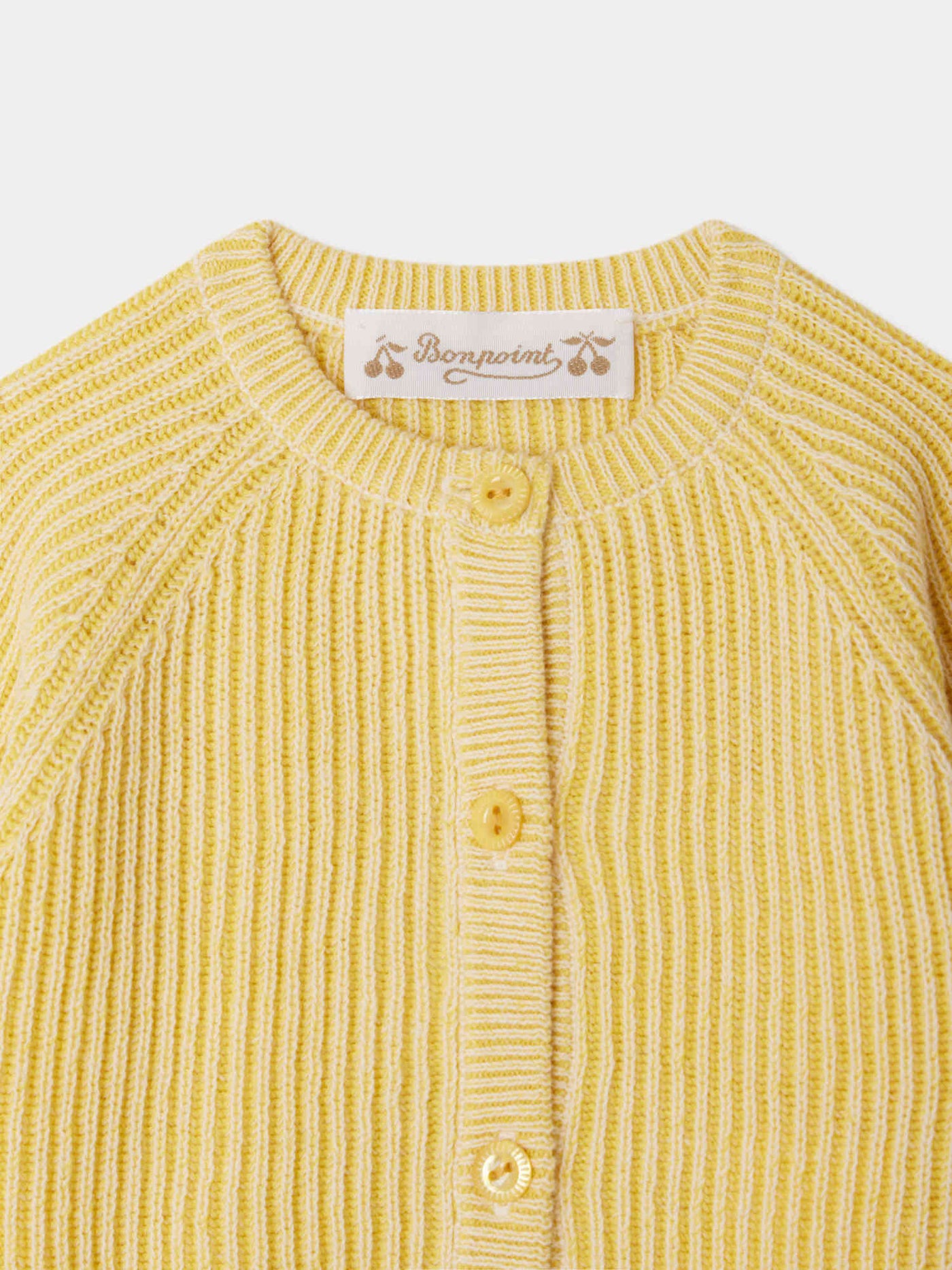 Giusto baby cardigan buttercup yellow