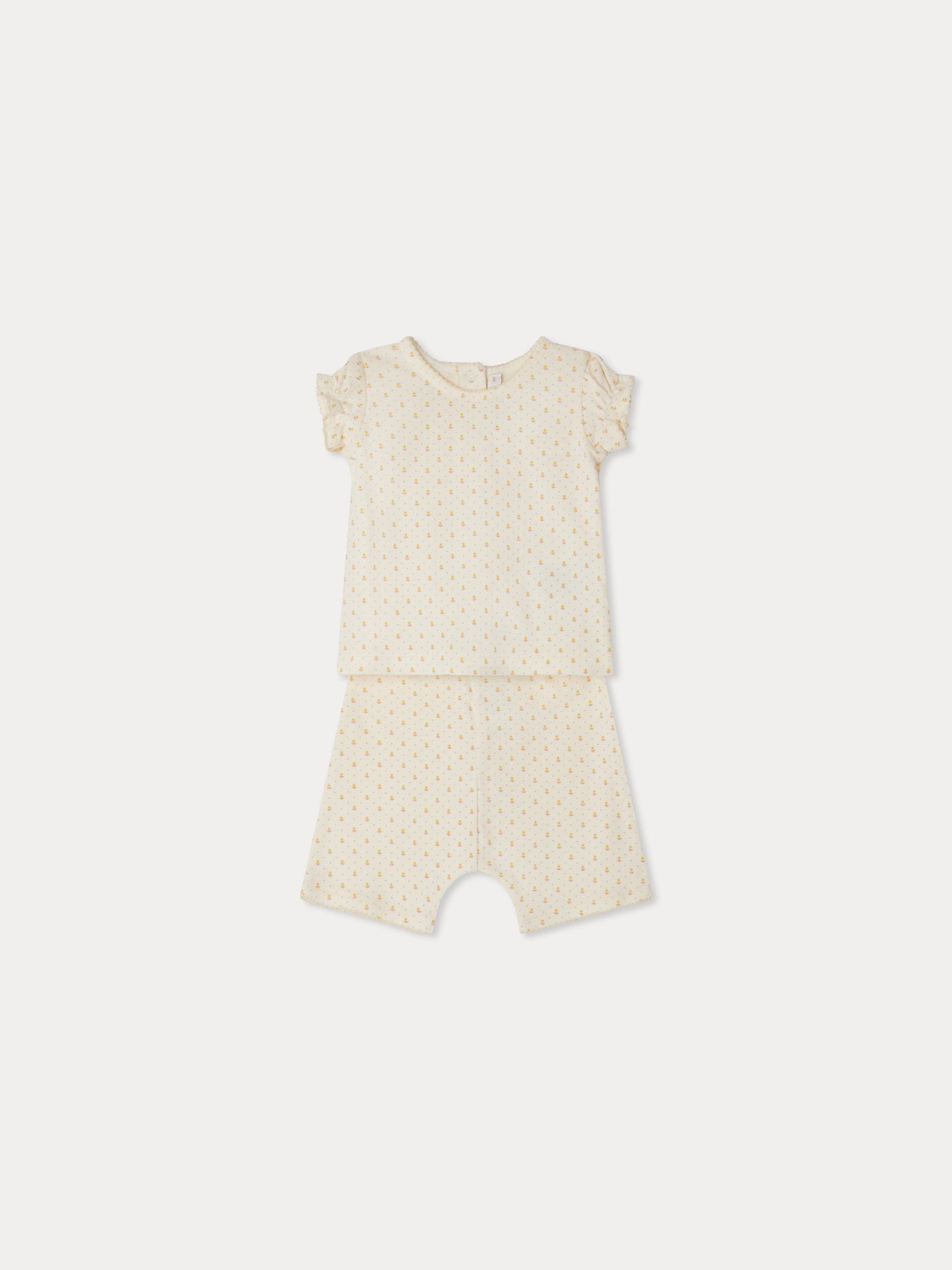 Emani short set with tulip print