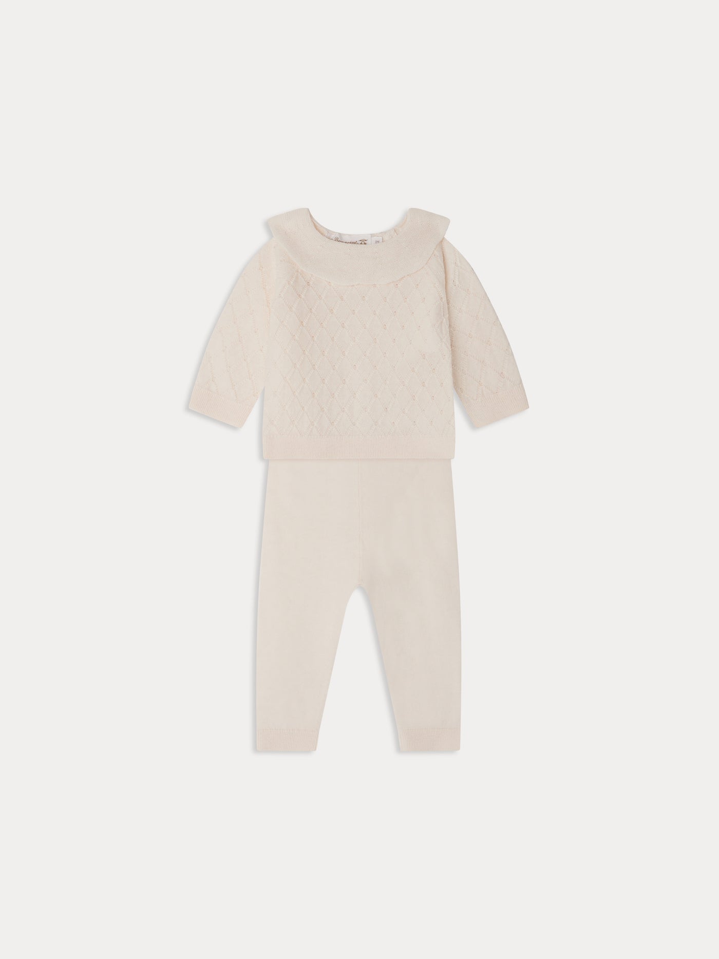 Anisa wool set with collar