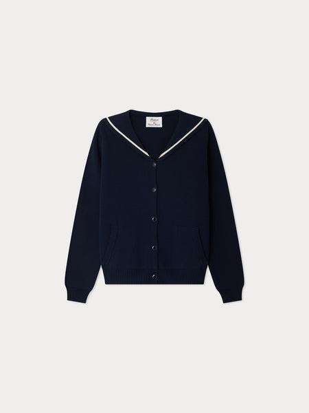 トップス MYNE DOCKING CARDIGAN NAVY Bonpoint x Vanessa Seward Esplanade cardigan with sailor