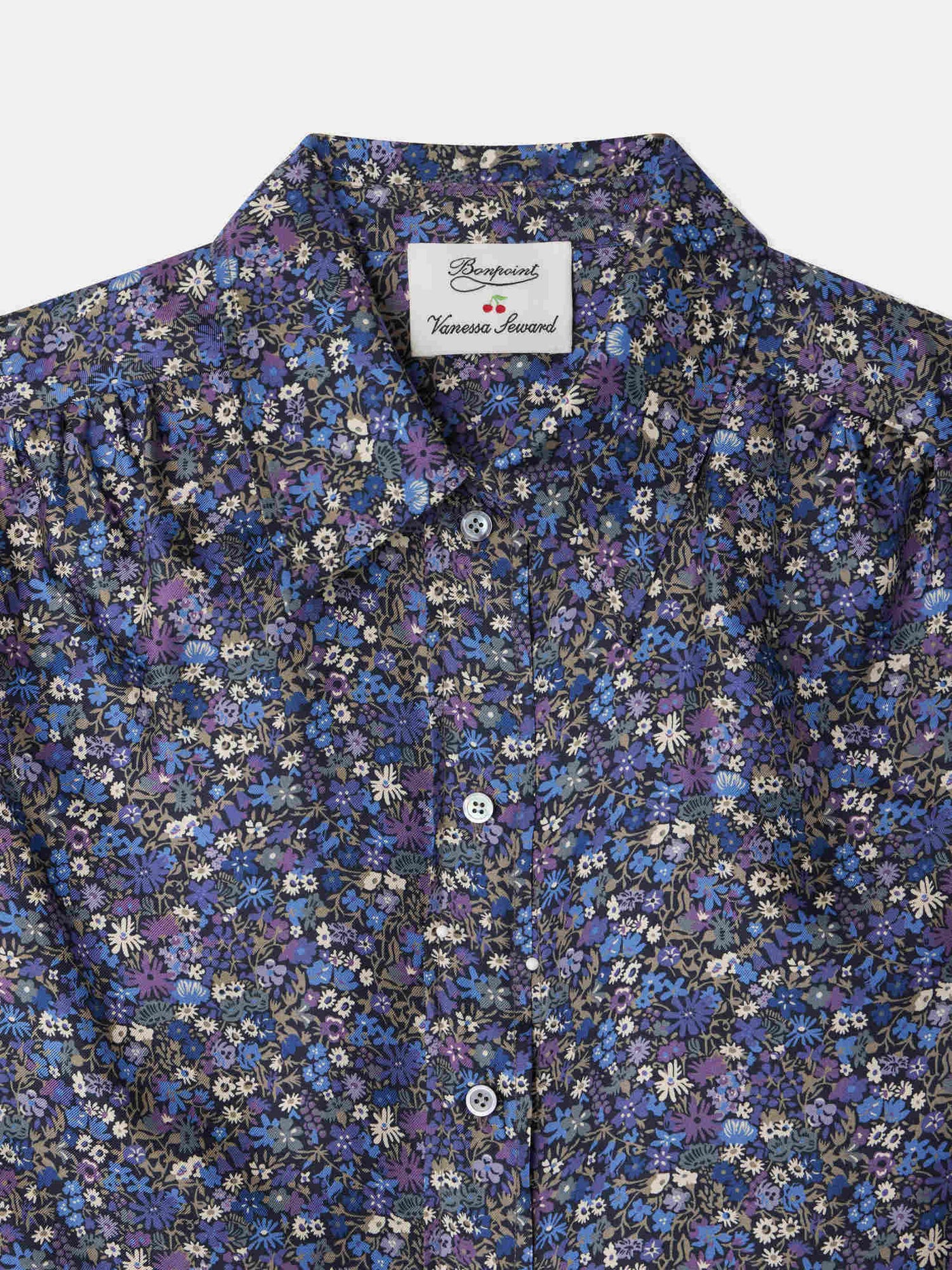 Bonpoint x Vanessa Seward Glenda shirt in liberty silk fabric