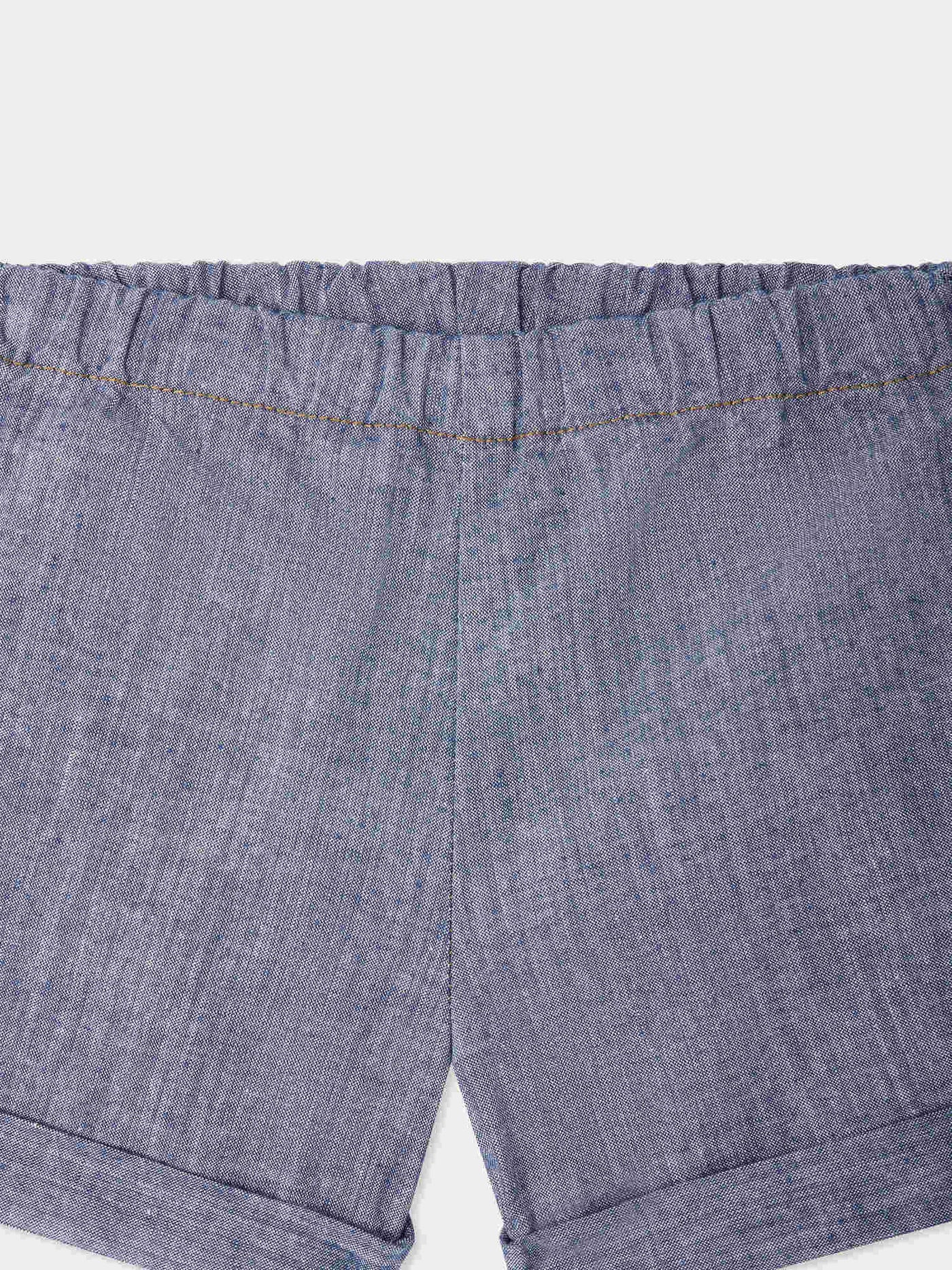 Ecady shorts in blue chambray