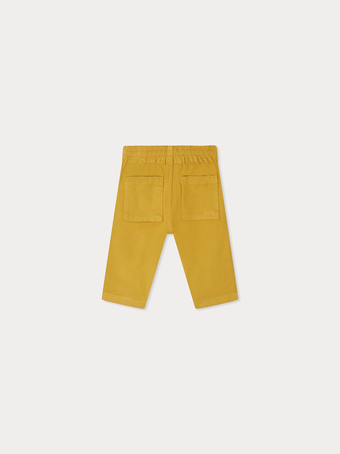 Léo pants in orange denim