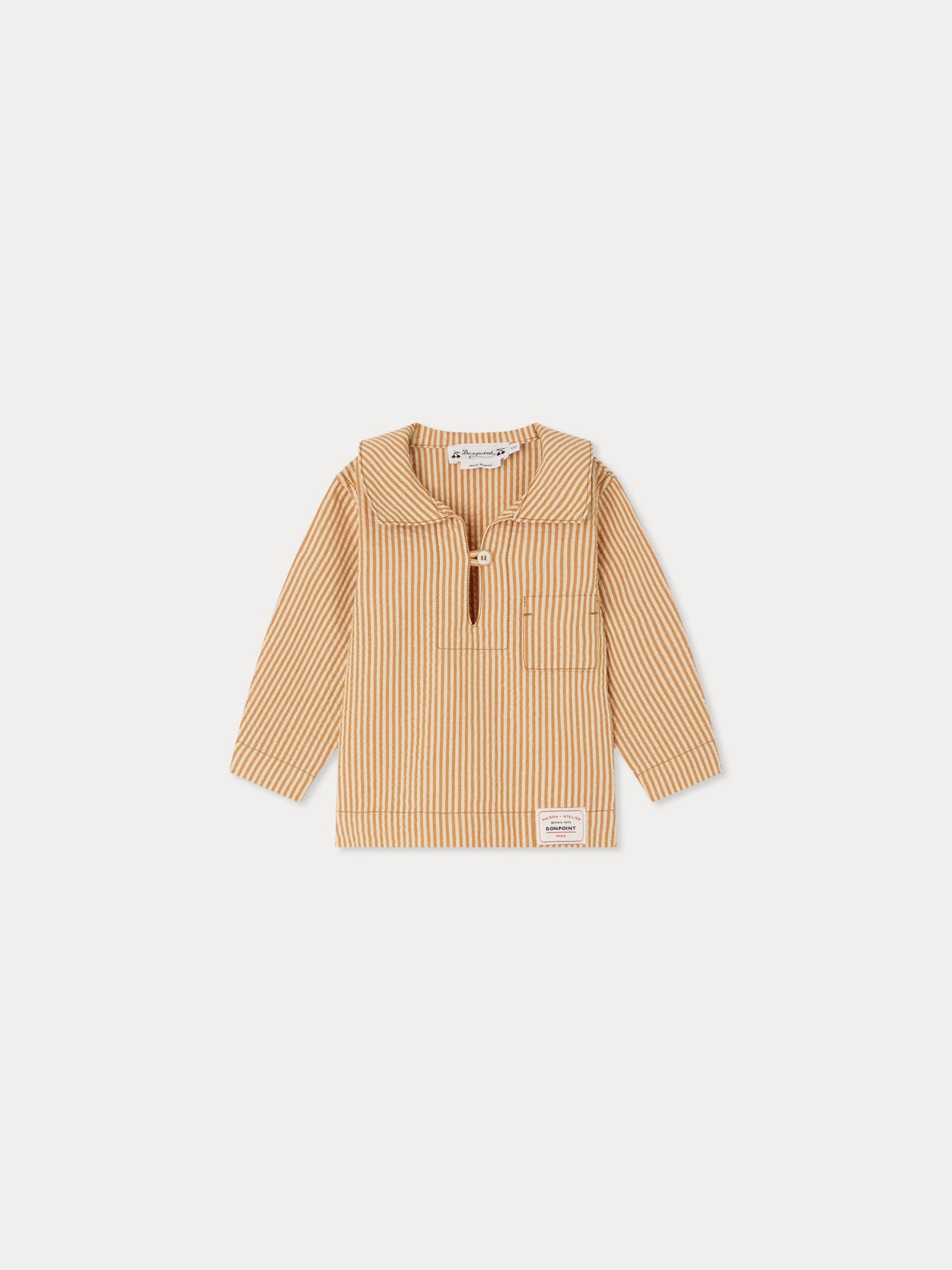 Ernesto smock top in stripes