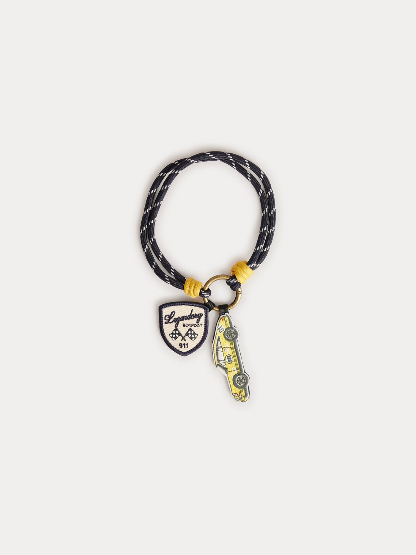 Bonpoint x Porsche Leather Wool Key Ring