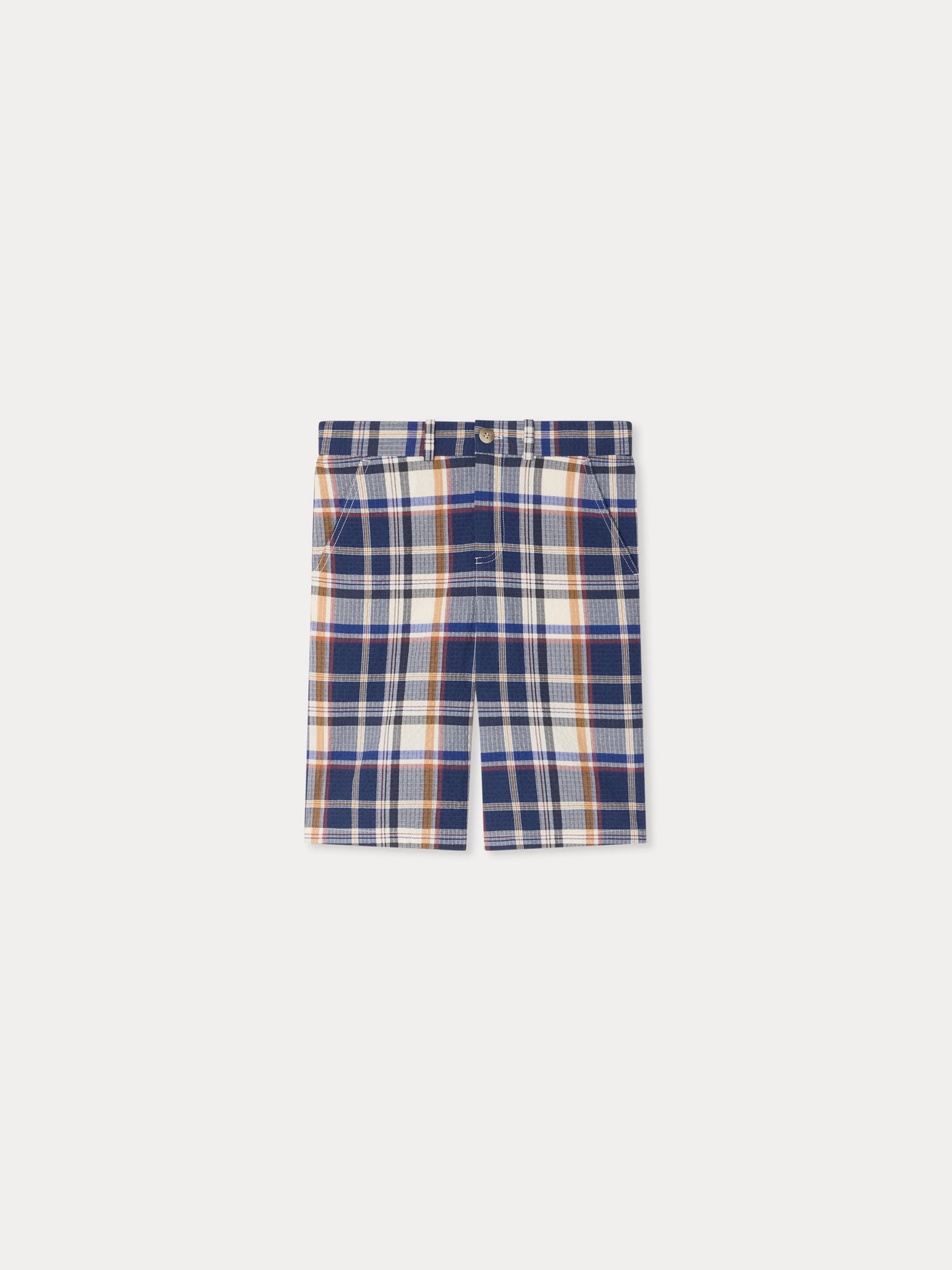 Elois tartan shorts in organic cotton
