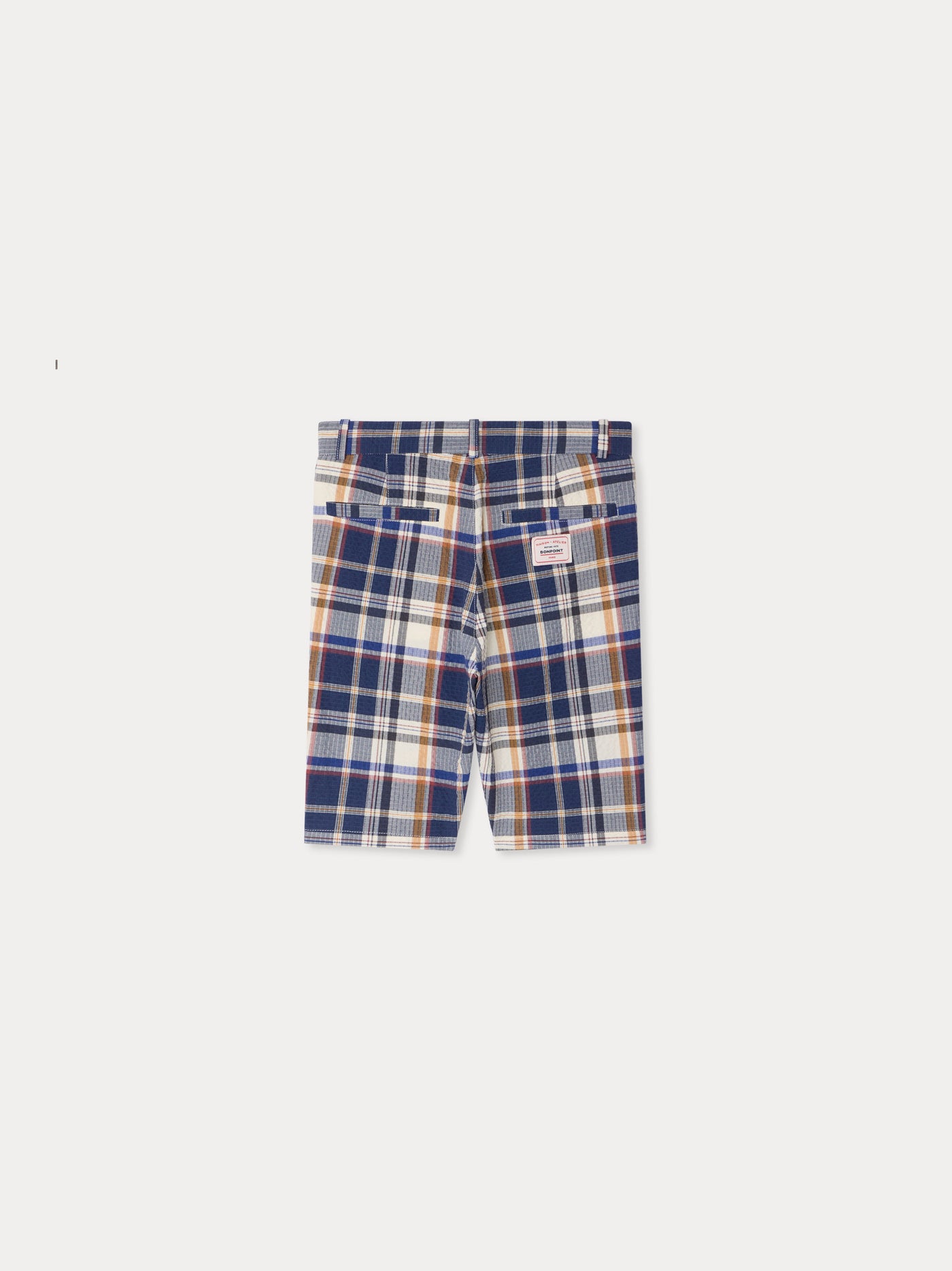 Elois tartan shorts in organic cotton