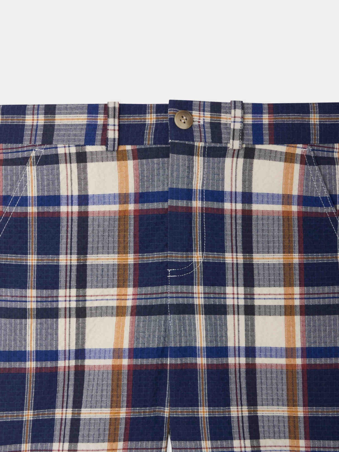 Elois tartan shorts in organic cotton