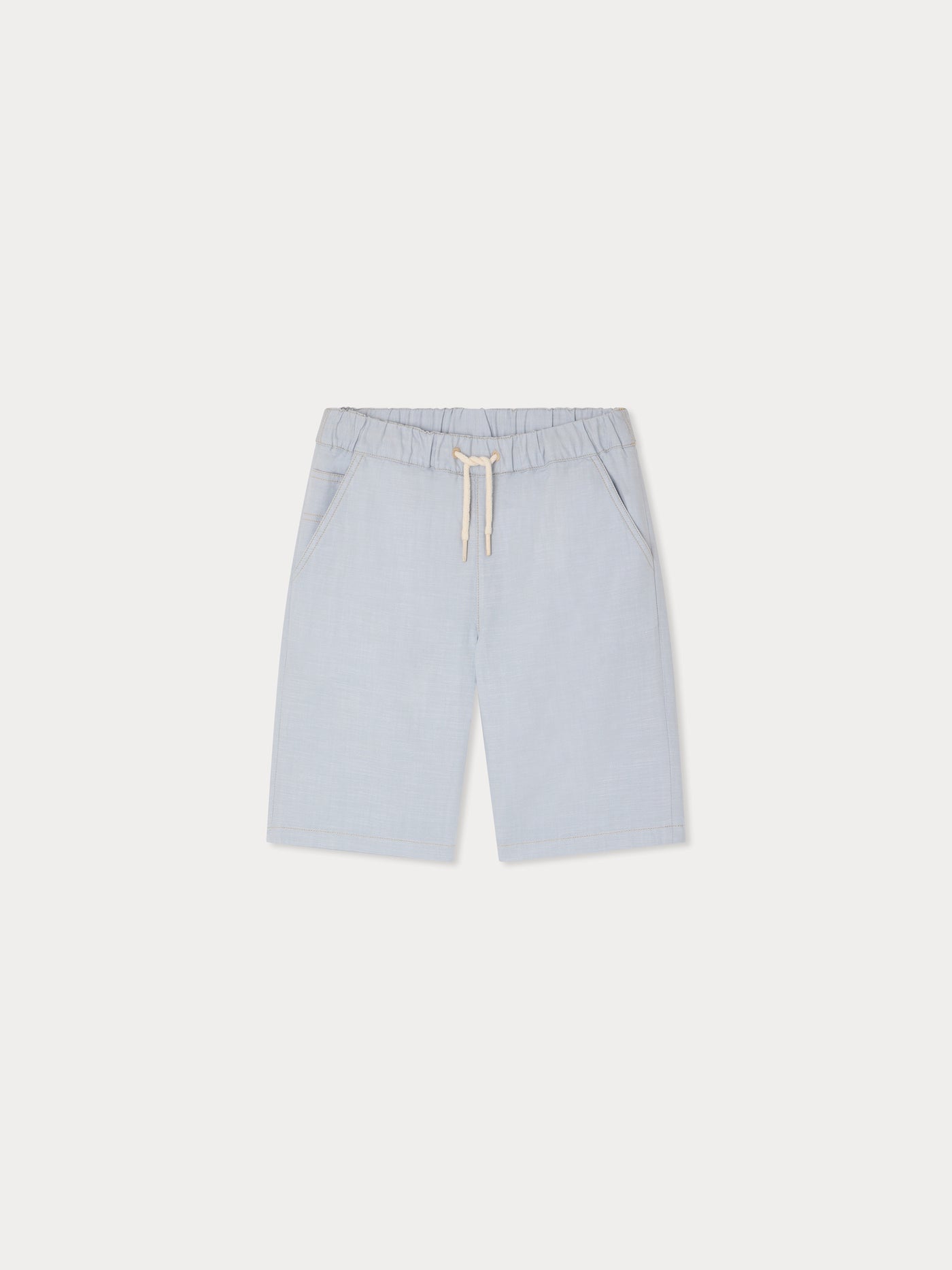 Elgar sky blue shorts in organic cotton