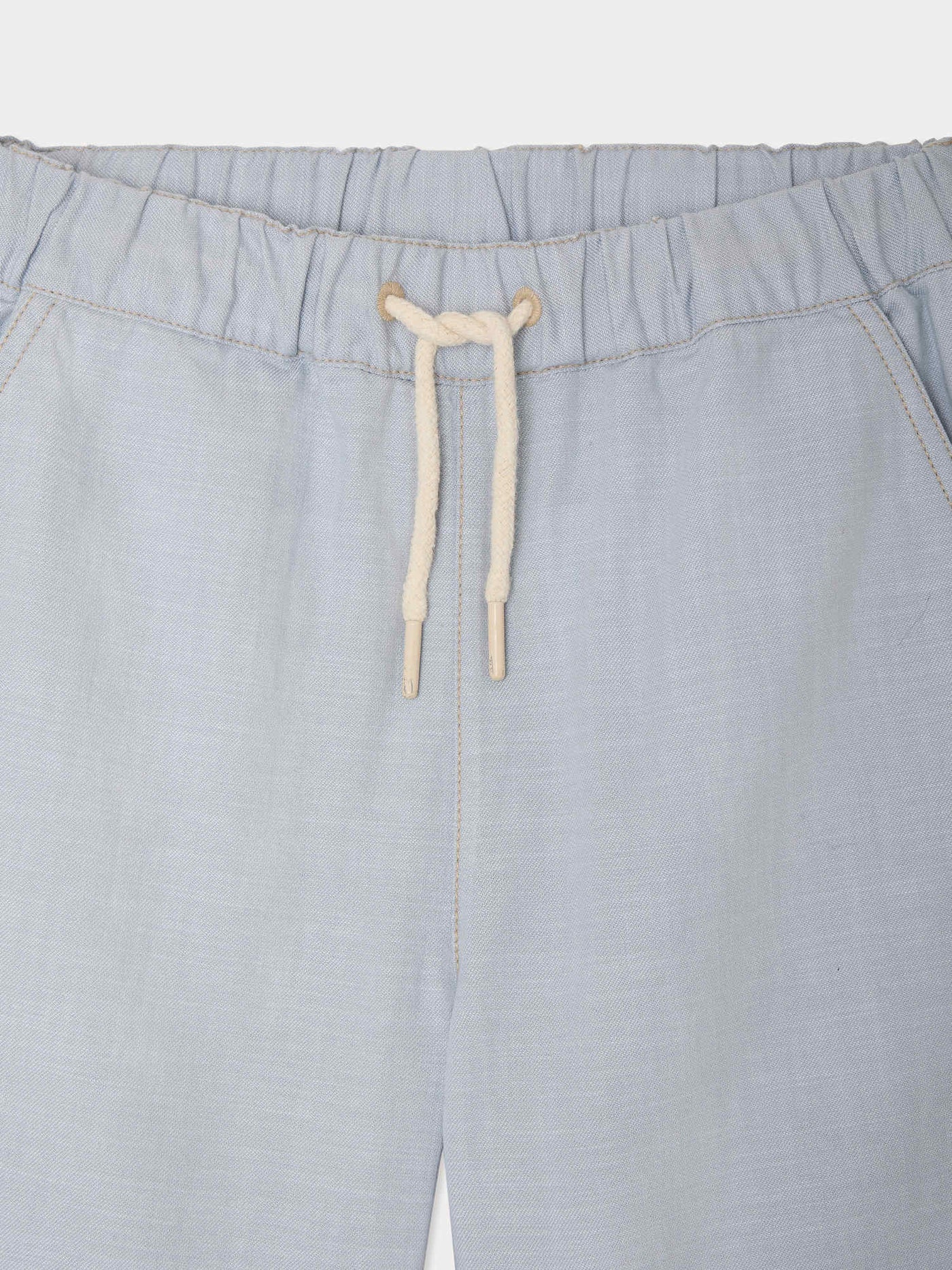 Elgar sky blue shorts in organic cotton