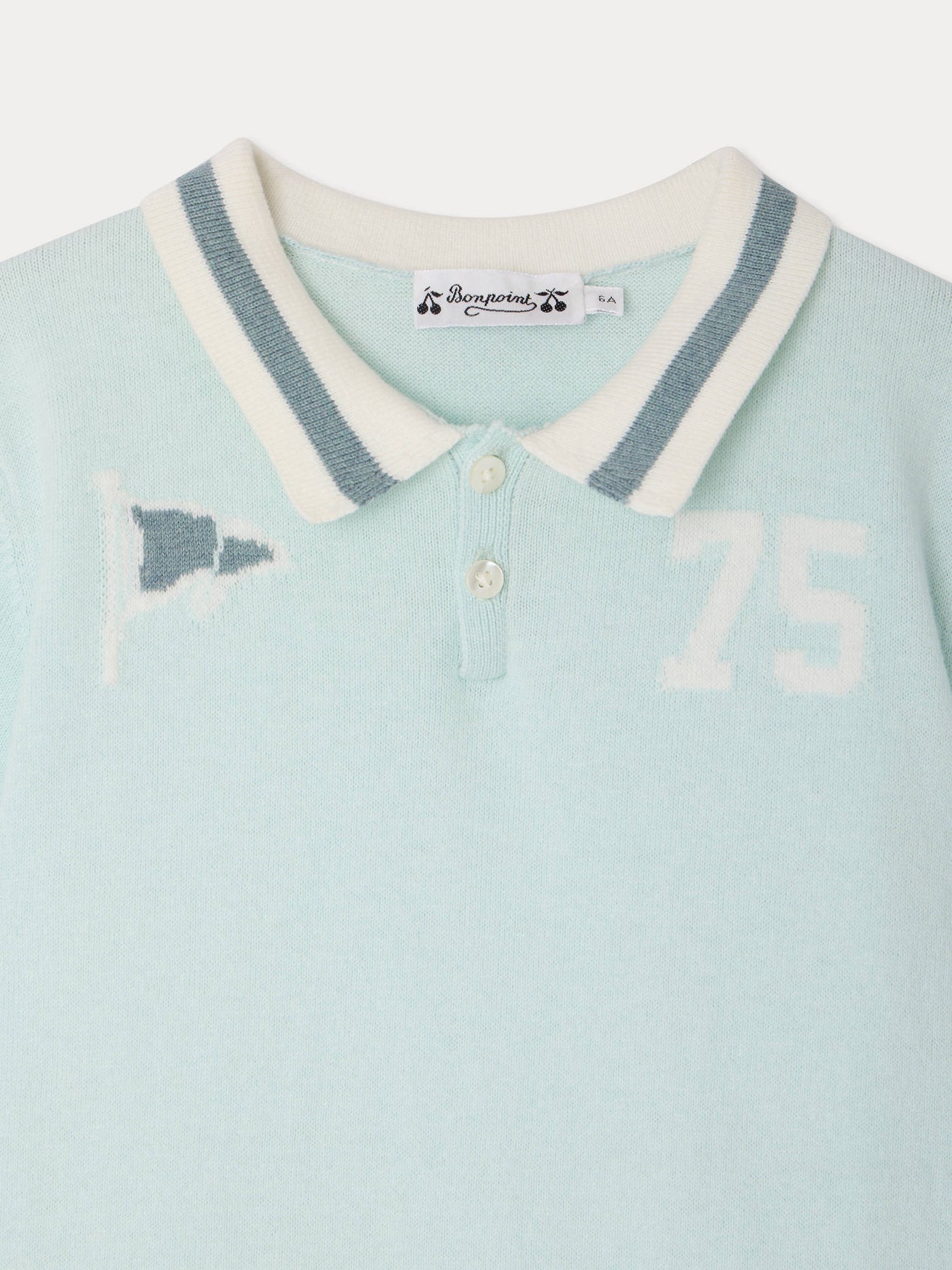 Polo Loyal inlaid flag 75 celadon green
