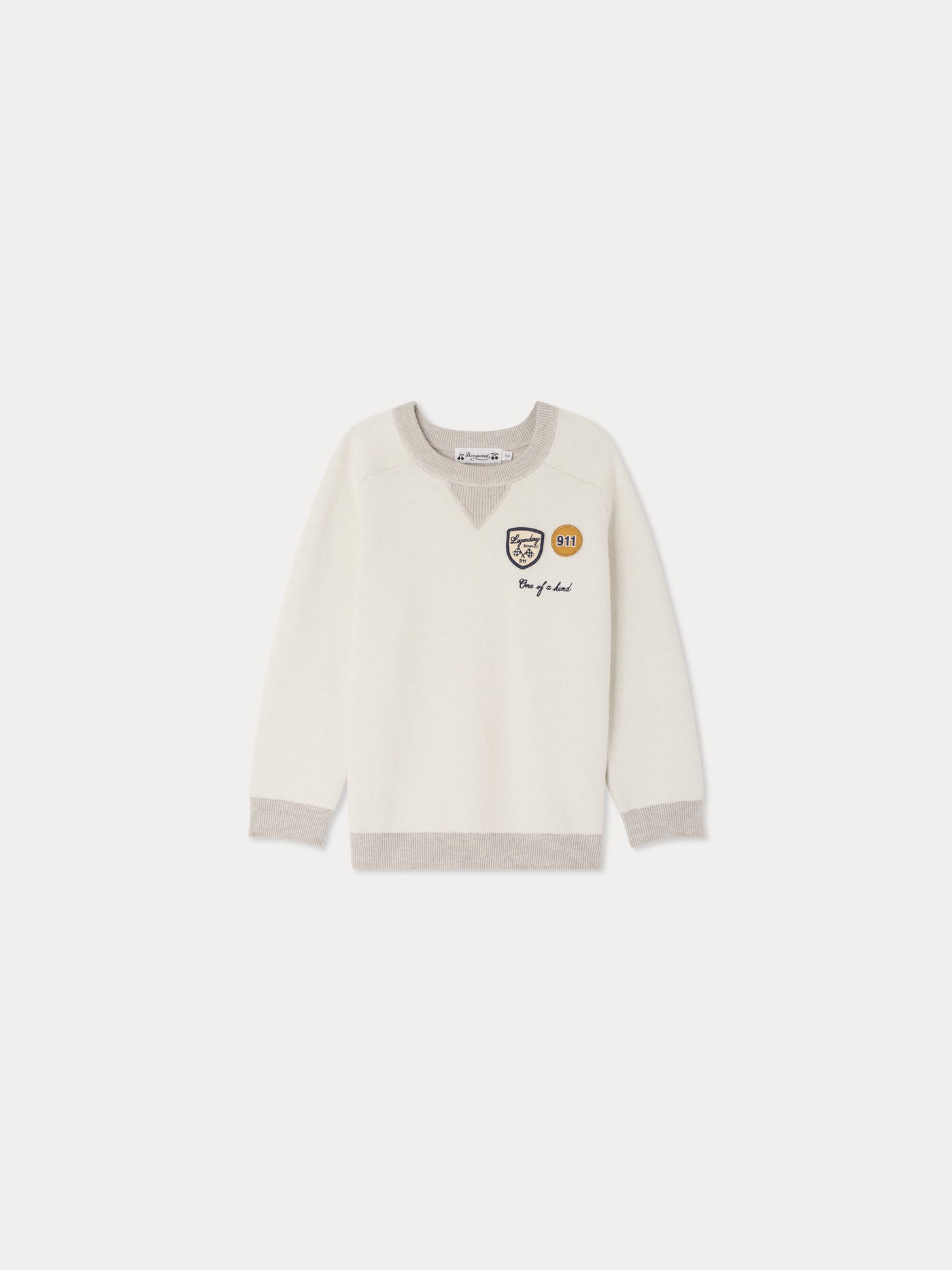 Bonpoint x Porsche Loxley sweater in organic cotton and cashmere
