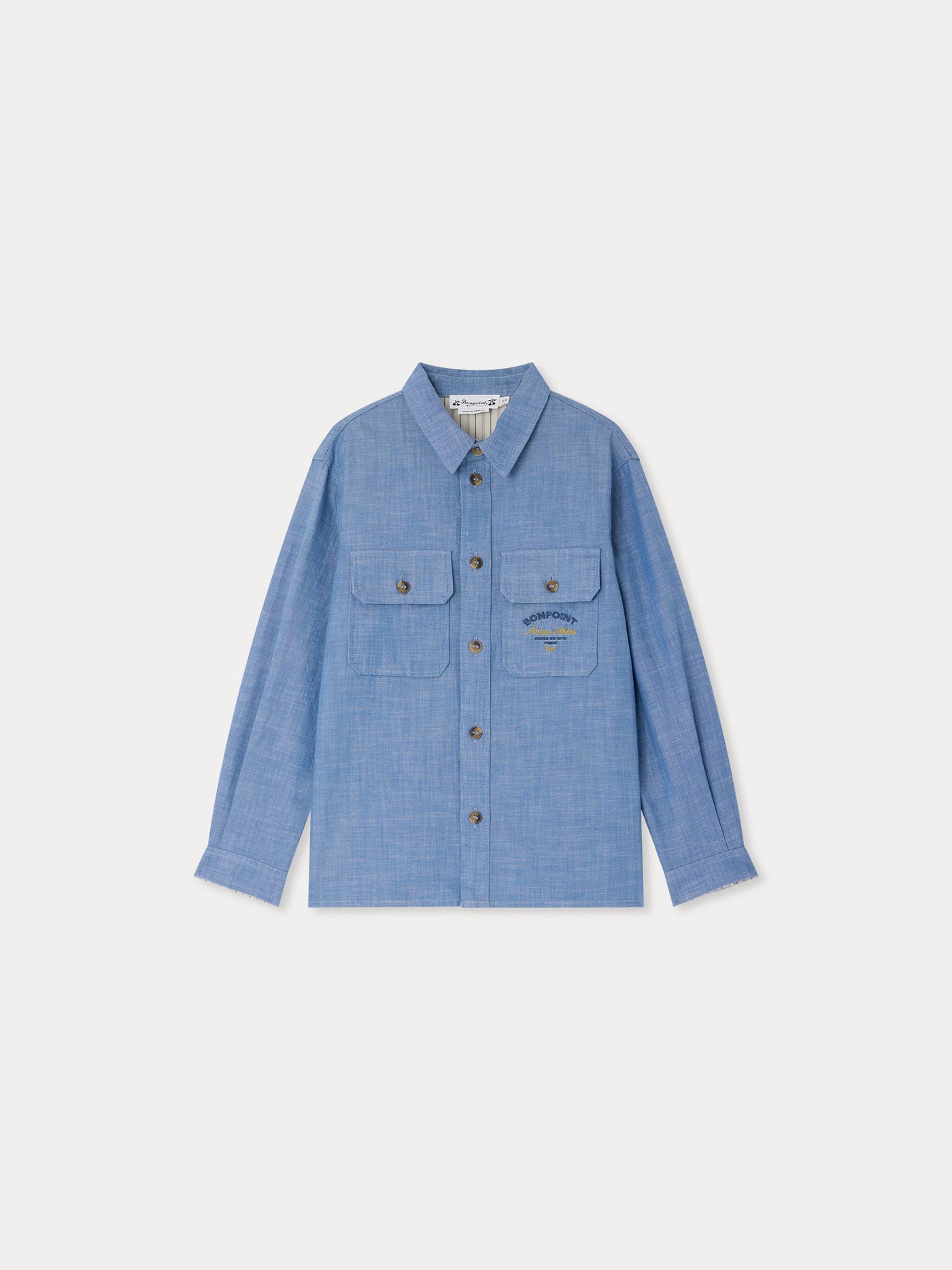 Eddy shirt in organic cotton chambray