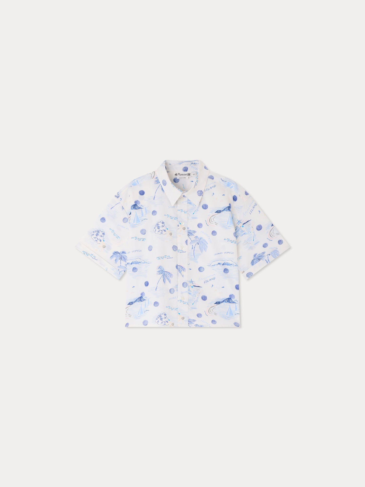 Erian shirt in organic cotton poplin