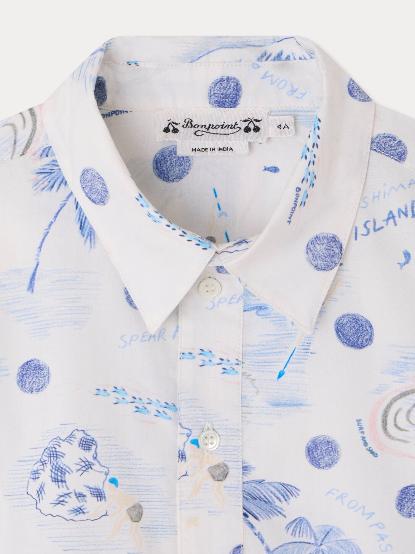 Erian shirt in organic cotton poplin
