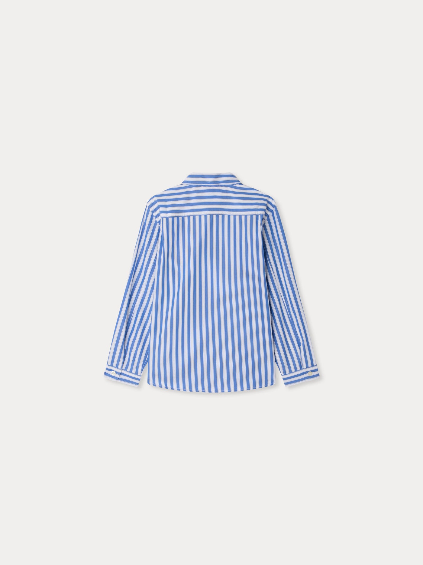 Bonpoint x Maison Kitsuné Tangui embroidered shirt in organic cotton