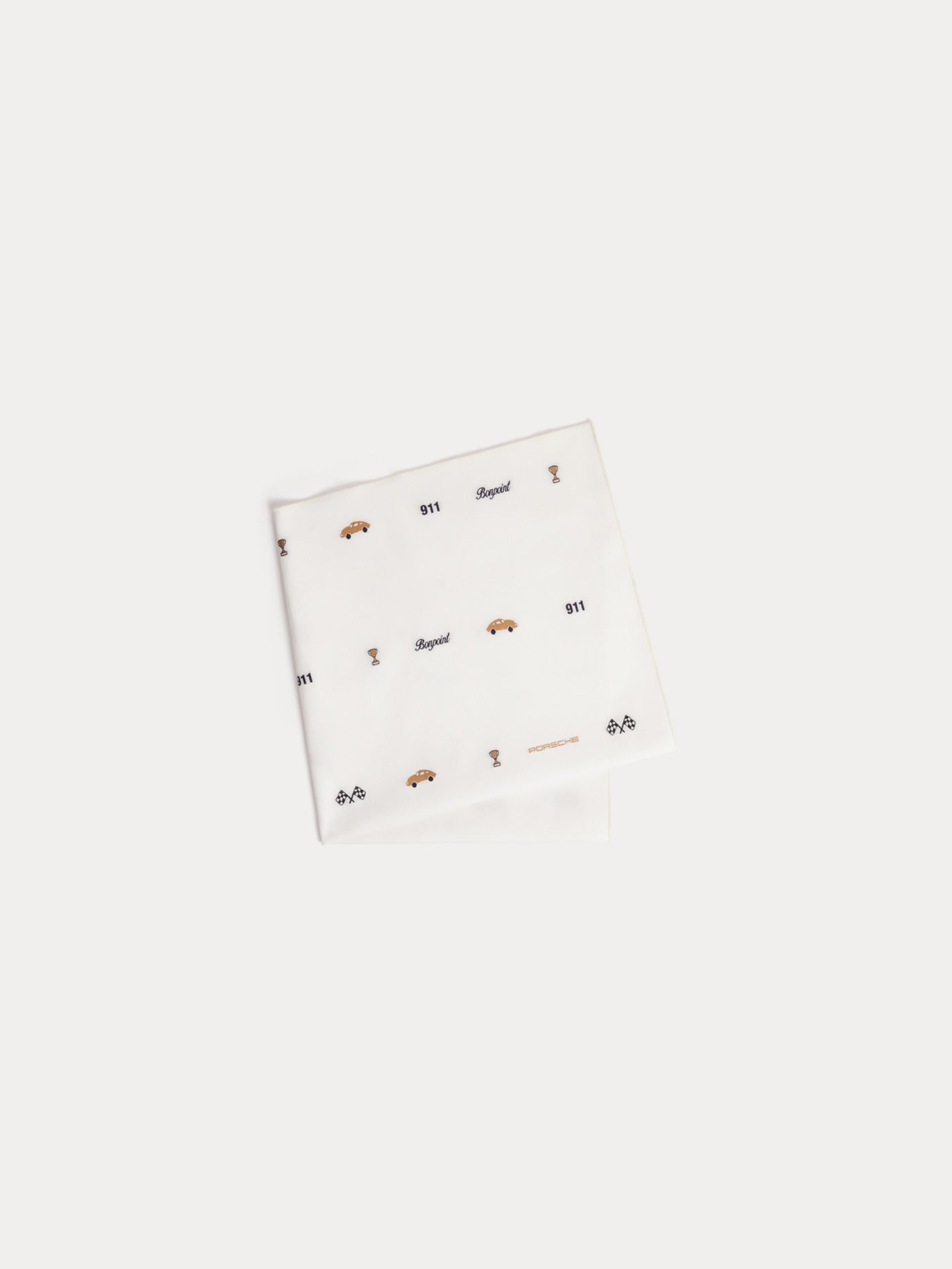 Bonpoint x Porsche Cayati scarf in lightweight organic cotton jacquard