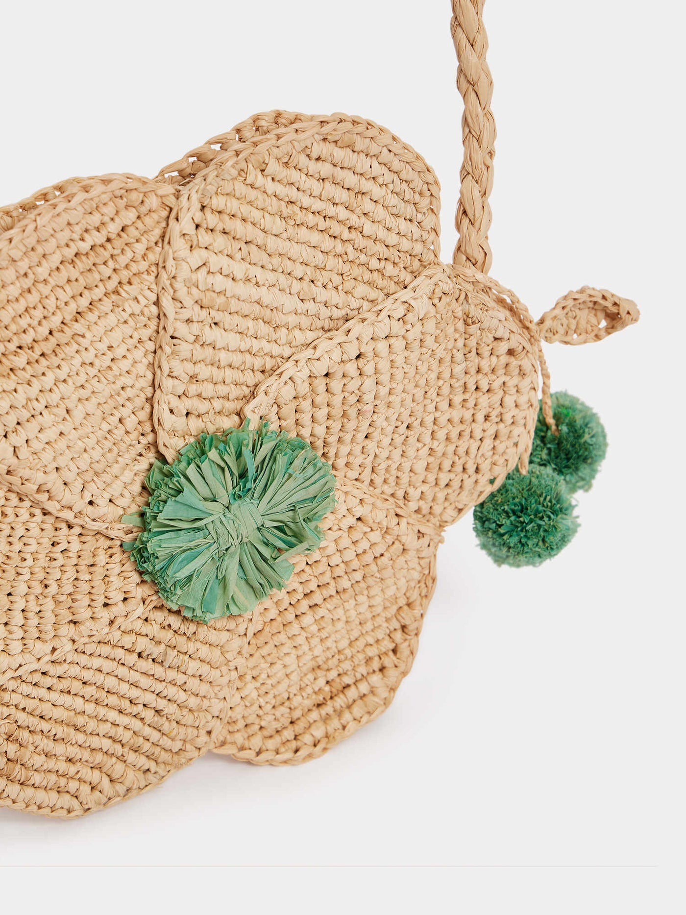 Handmade raffia Jordanie bag