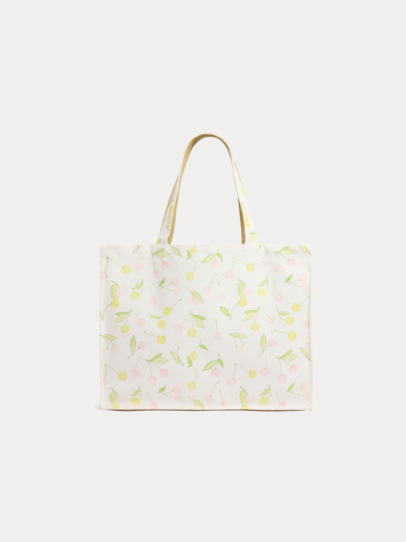 Emiko reversible tote bag with cherry print