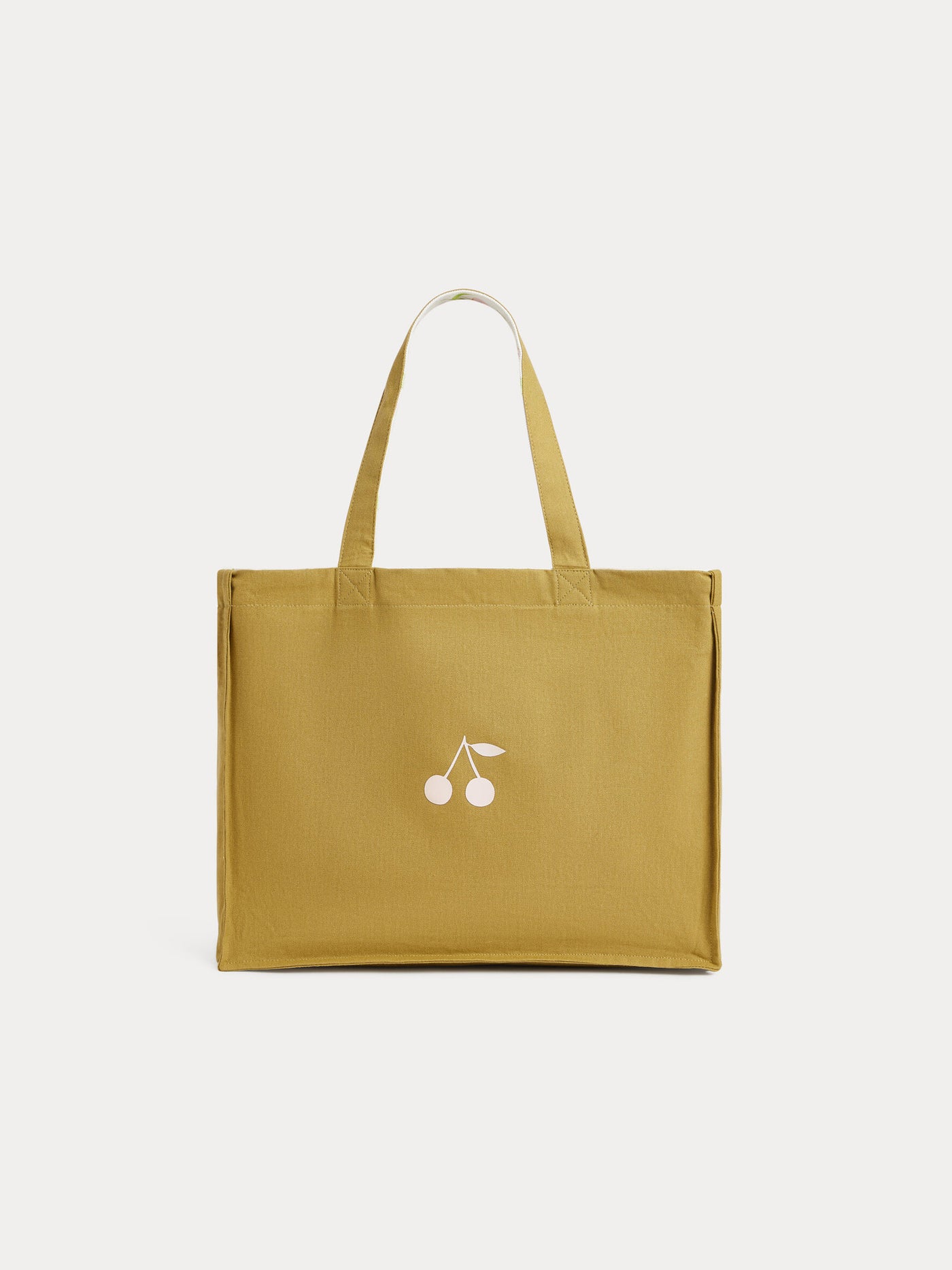 Emiko reversible tote bag with cherry print
