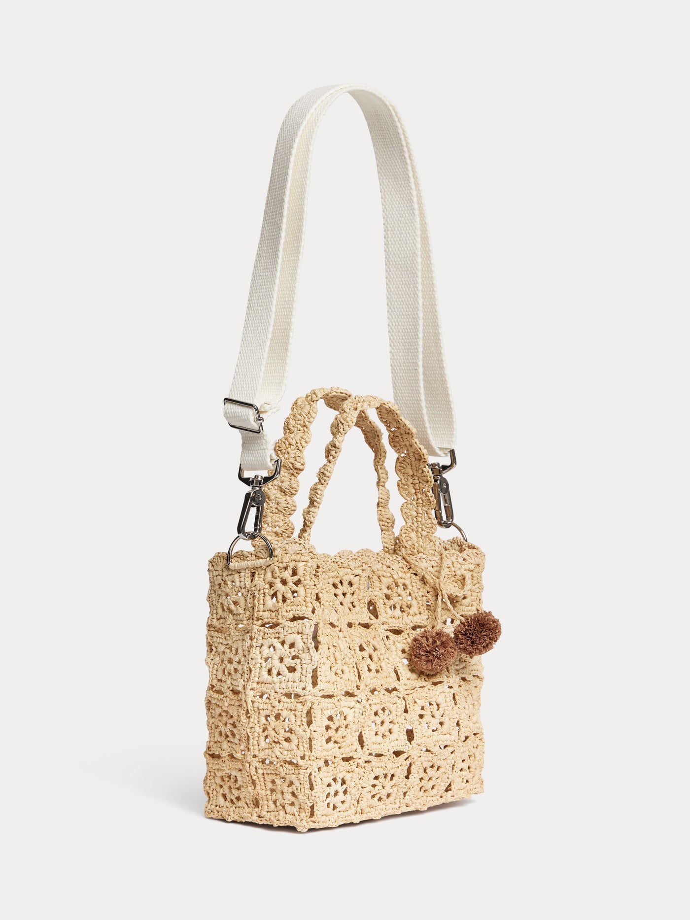 Handmade raffia Lito bag