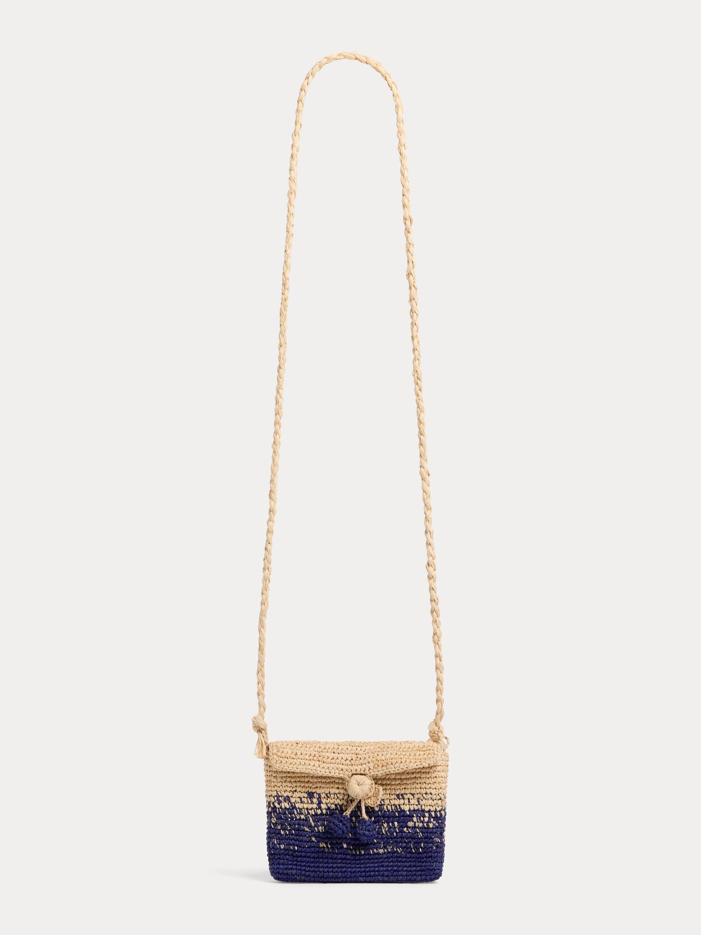Handmade raffia Gouter shoulder bag