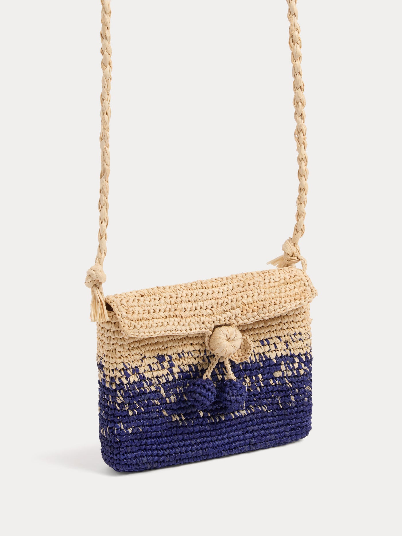 Handmade raffia Gouter shoulder bag