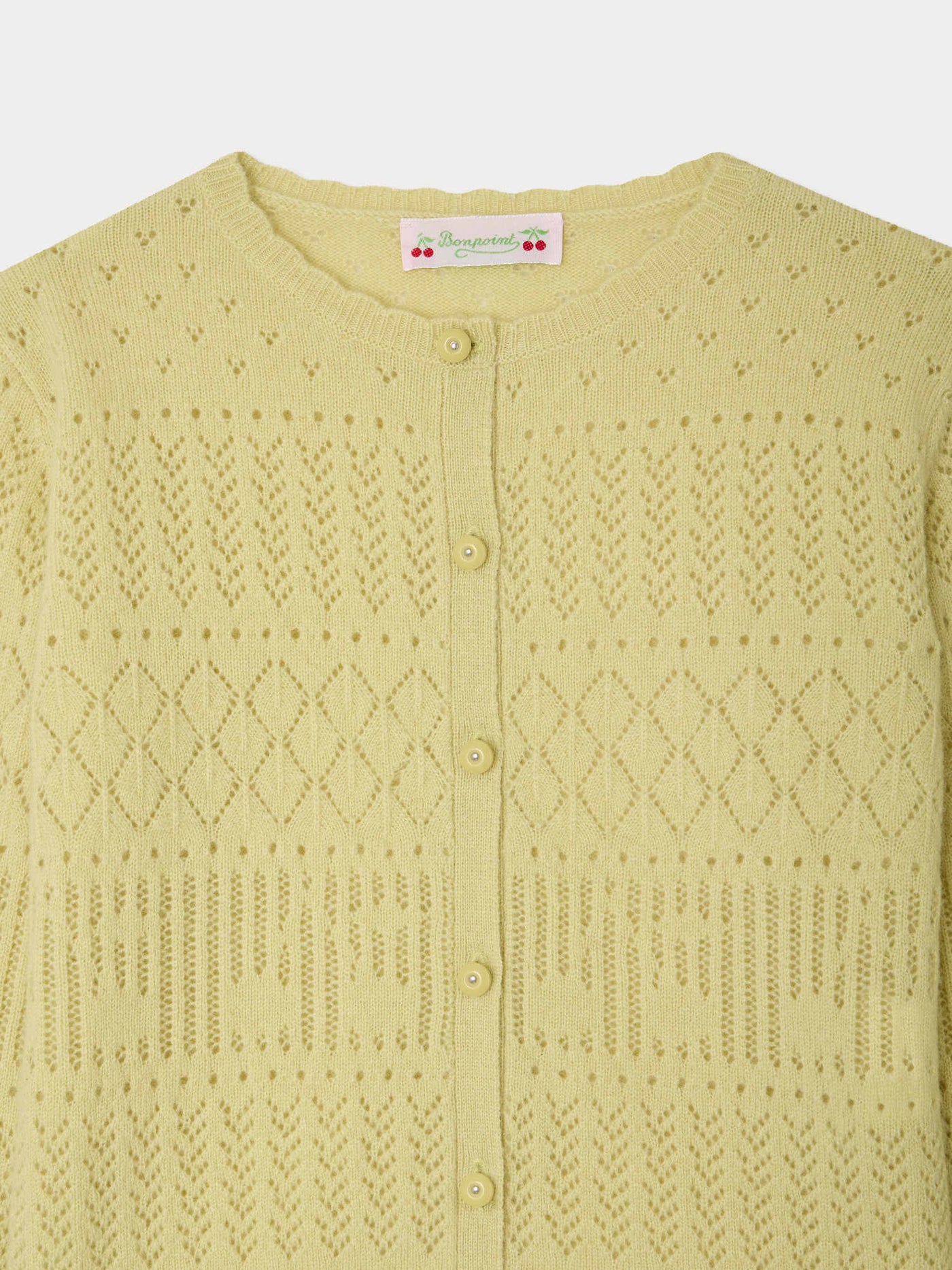 Enza round-neck cashmere cardigan