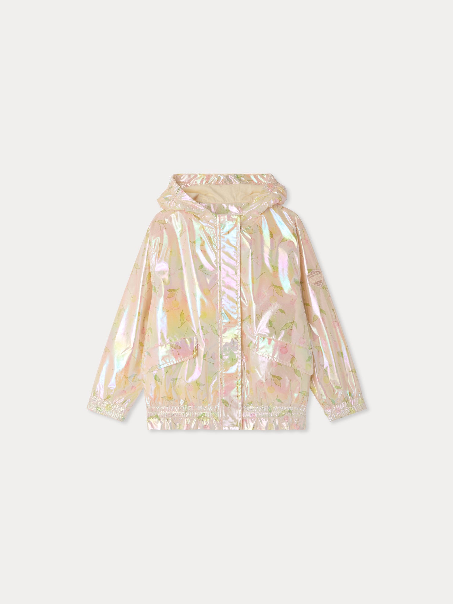 Bonpoint フルーツ柄 ジャケット 12A Lyane water-repellent jacket • Bonpoint