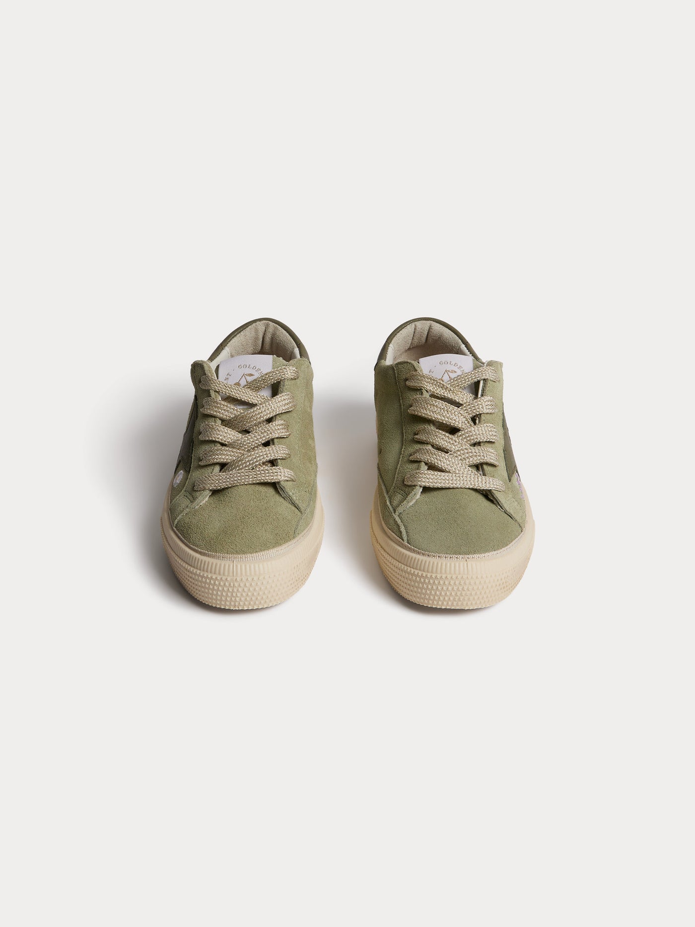Bonpoint x Golden Goose children's Golstar green-grey sneakers