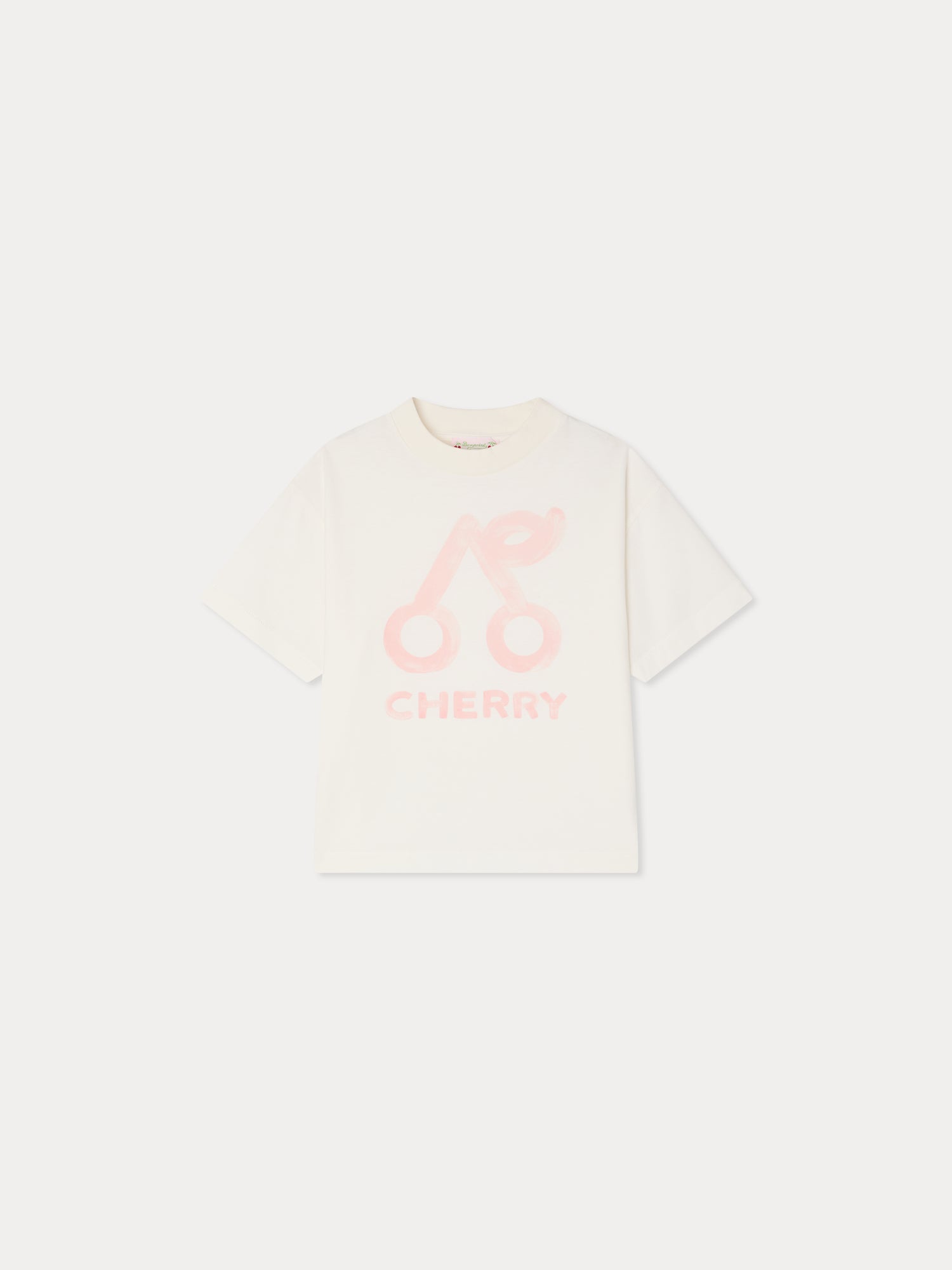 Lele cherry print t-shirt in organic cotton • Bonpoint