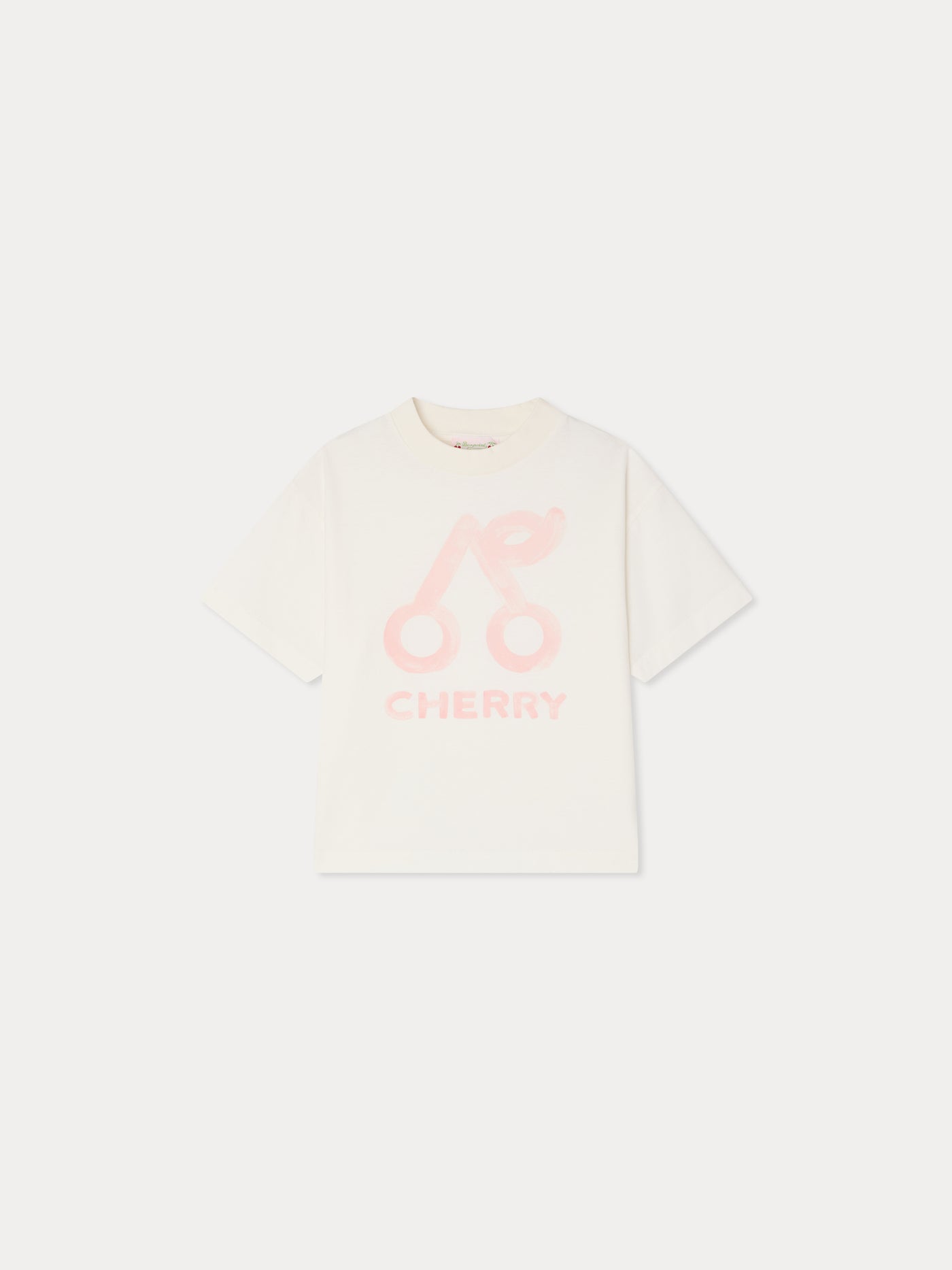 Lele cherry print t-shirt in organic cotton