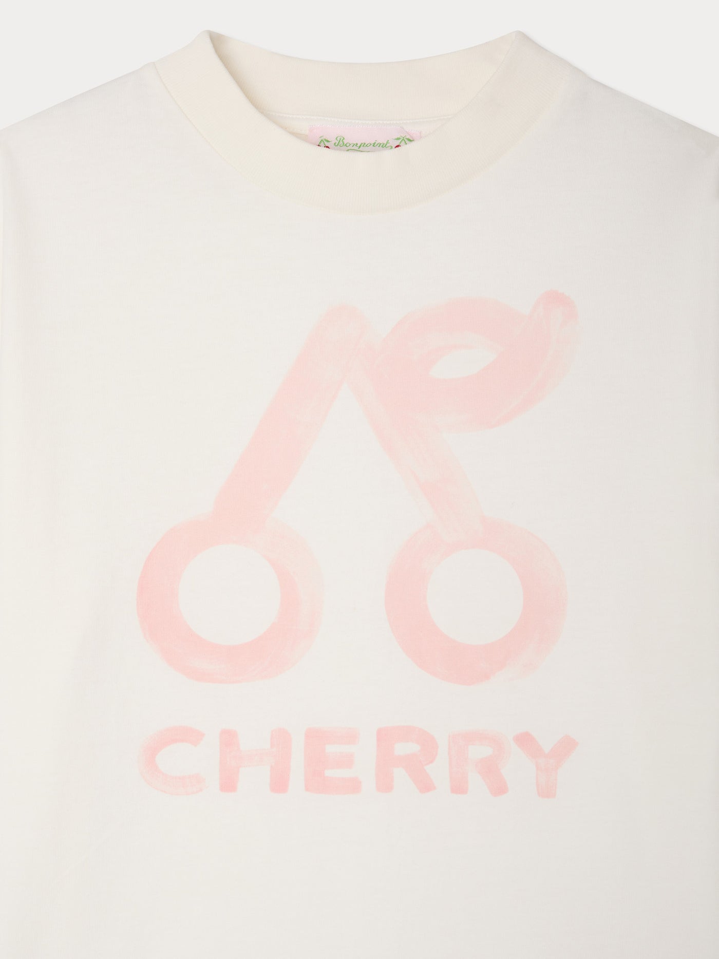 Lele cherry print t-shirt in organic cotton