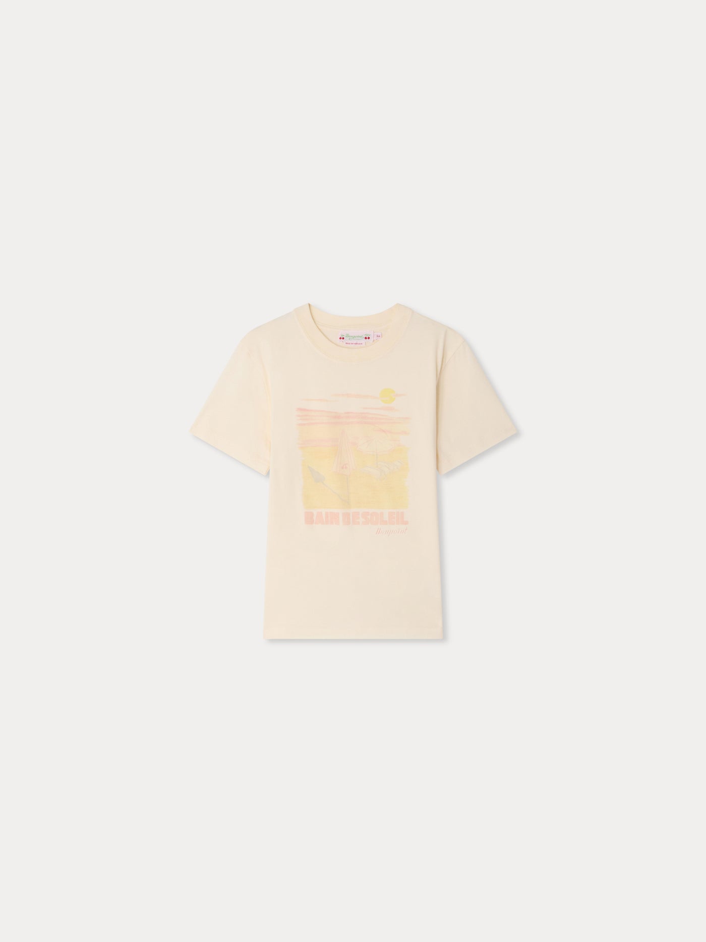 Thida "bain de soleil" print t-shirt in organic cotton