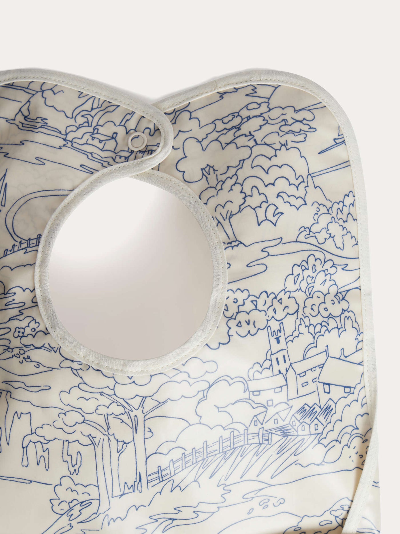 Clip bib Liberty fabric