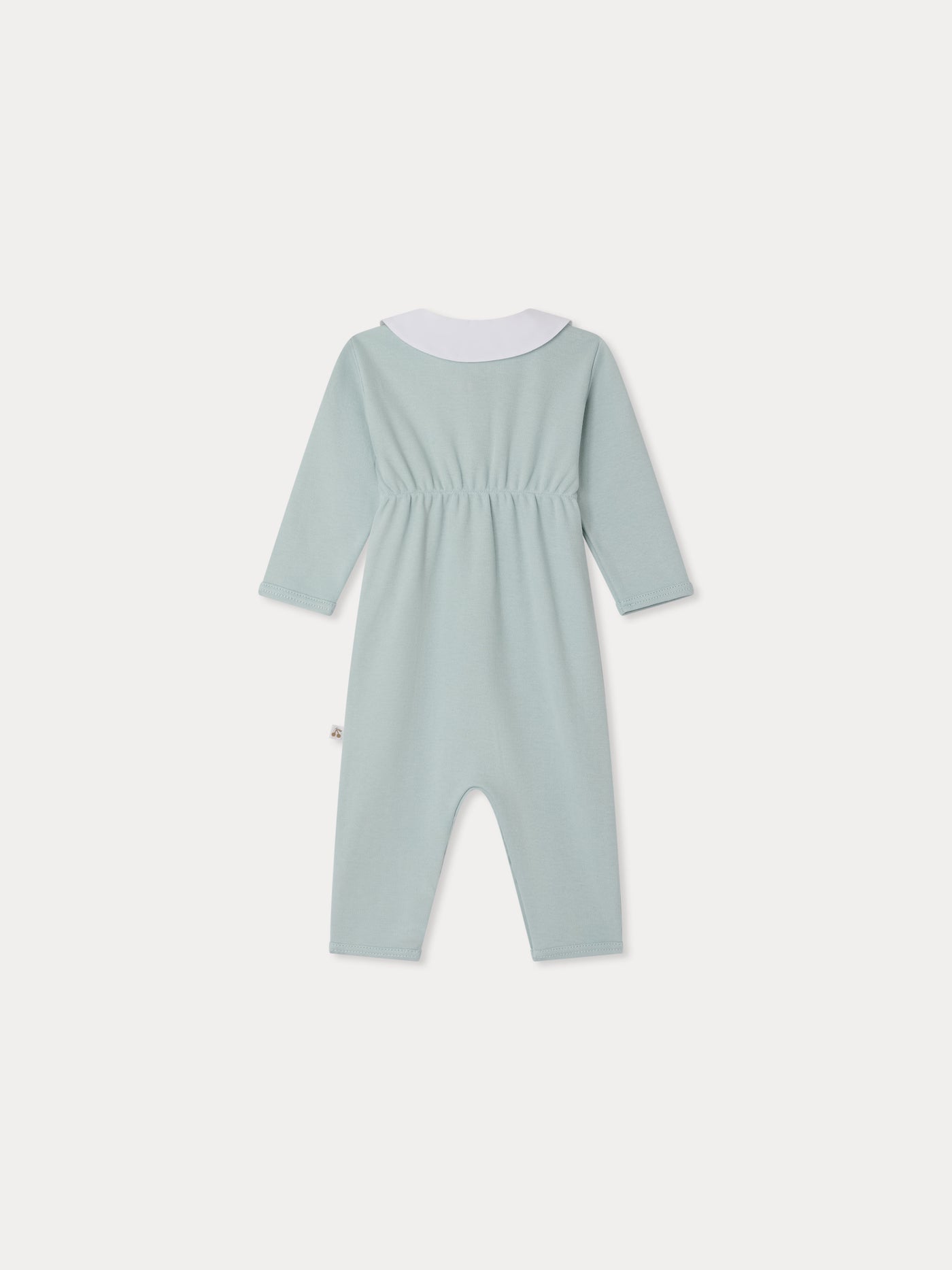 Anton hand-embroidered whale and seashell pyjamas in organic cotton