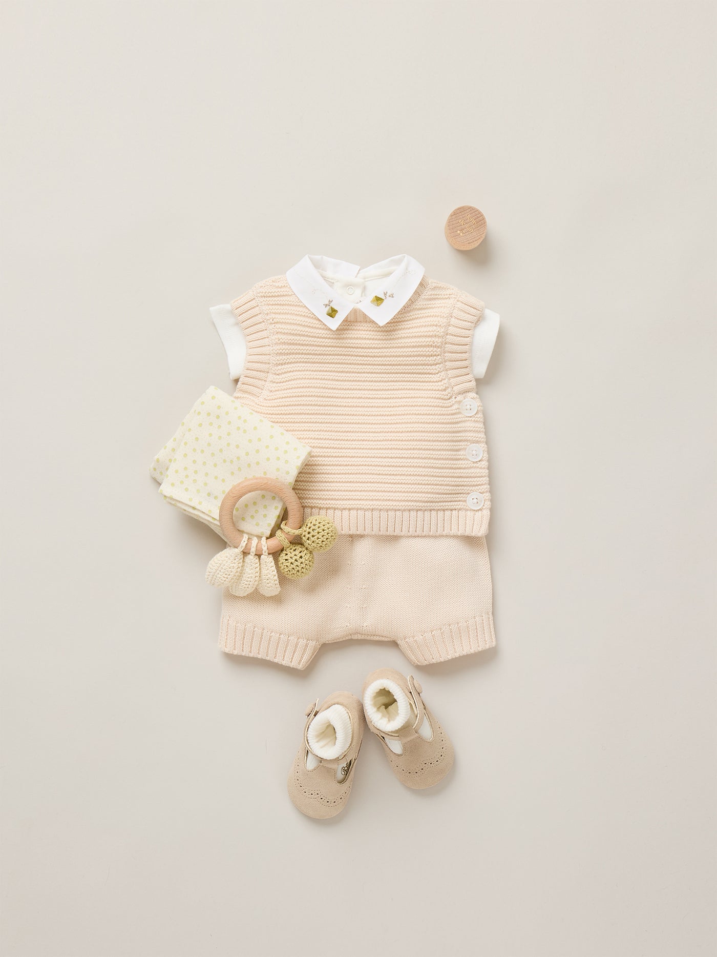 Tendresse sleeveless set in organic cotton